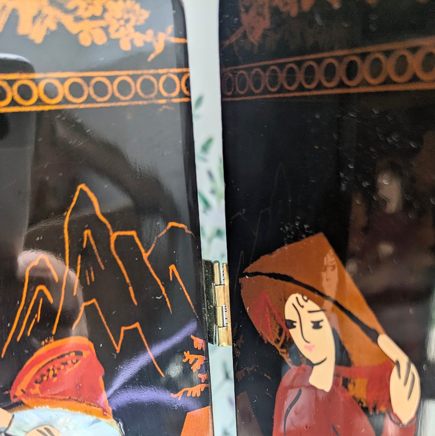 Asian table screen