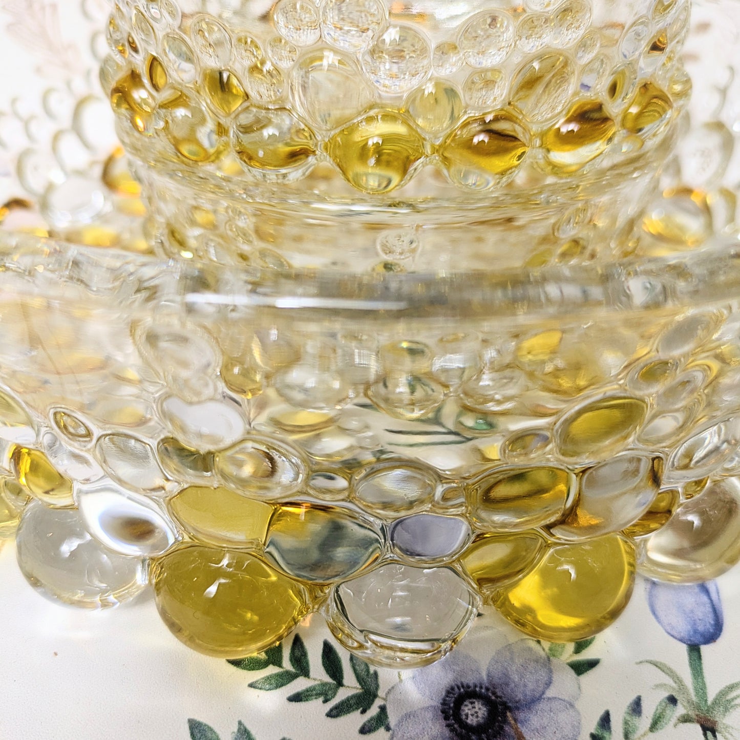 Bols en verre bullé jaune Walther Glas
