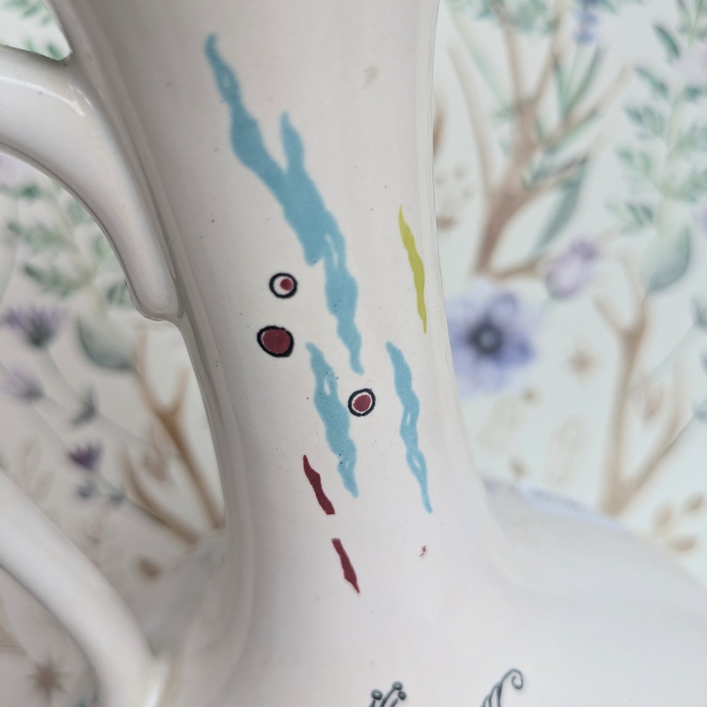 Vase avec motif de poisson