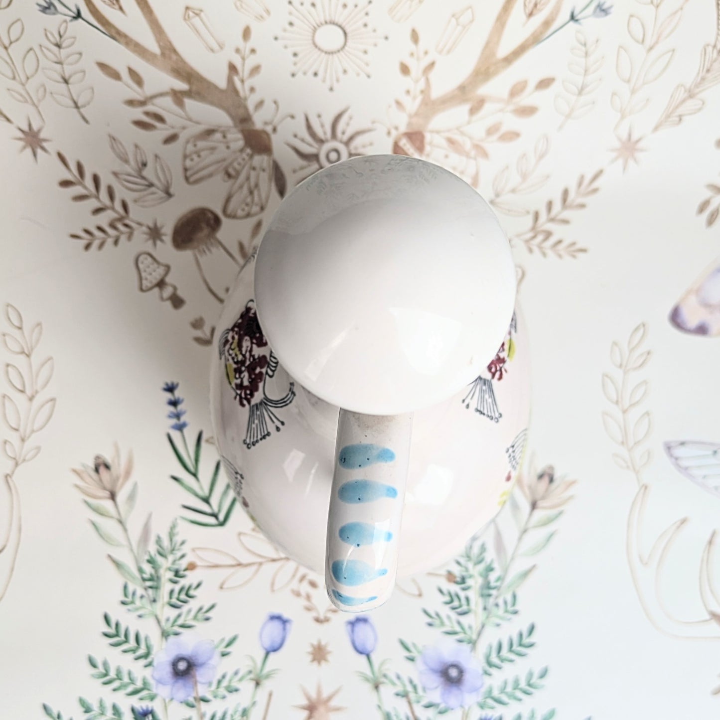 Vase avec motif de poisson