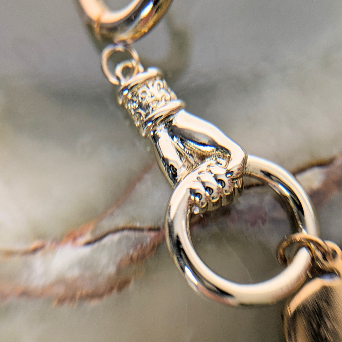 Boucles d'oreilles Coeur Main Fleur