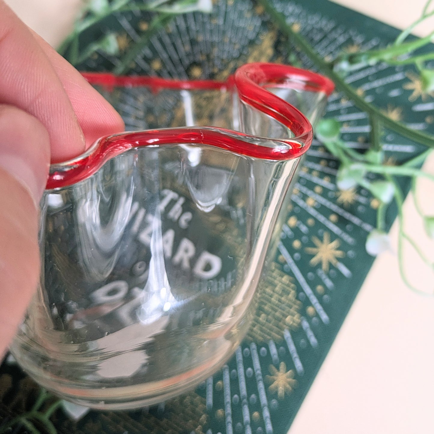 Murano bowl red