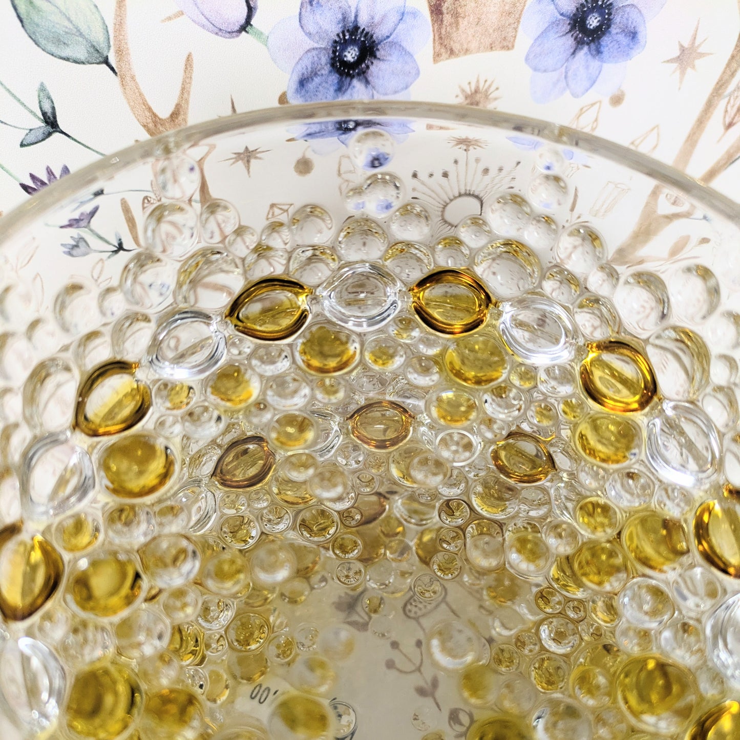 Bols en verre bullé jaune Walther Glas