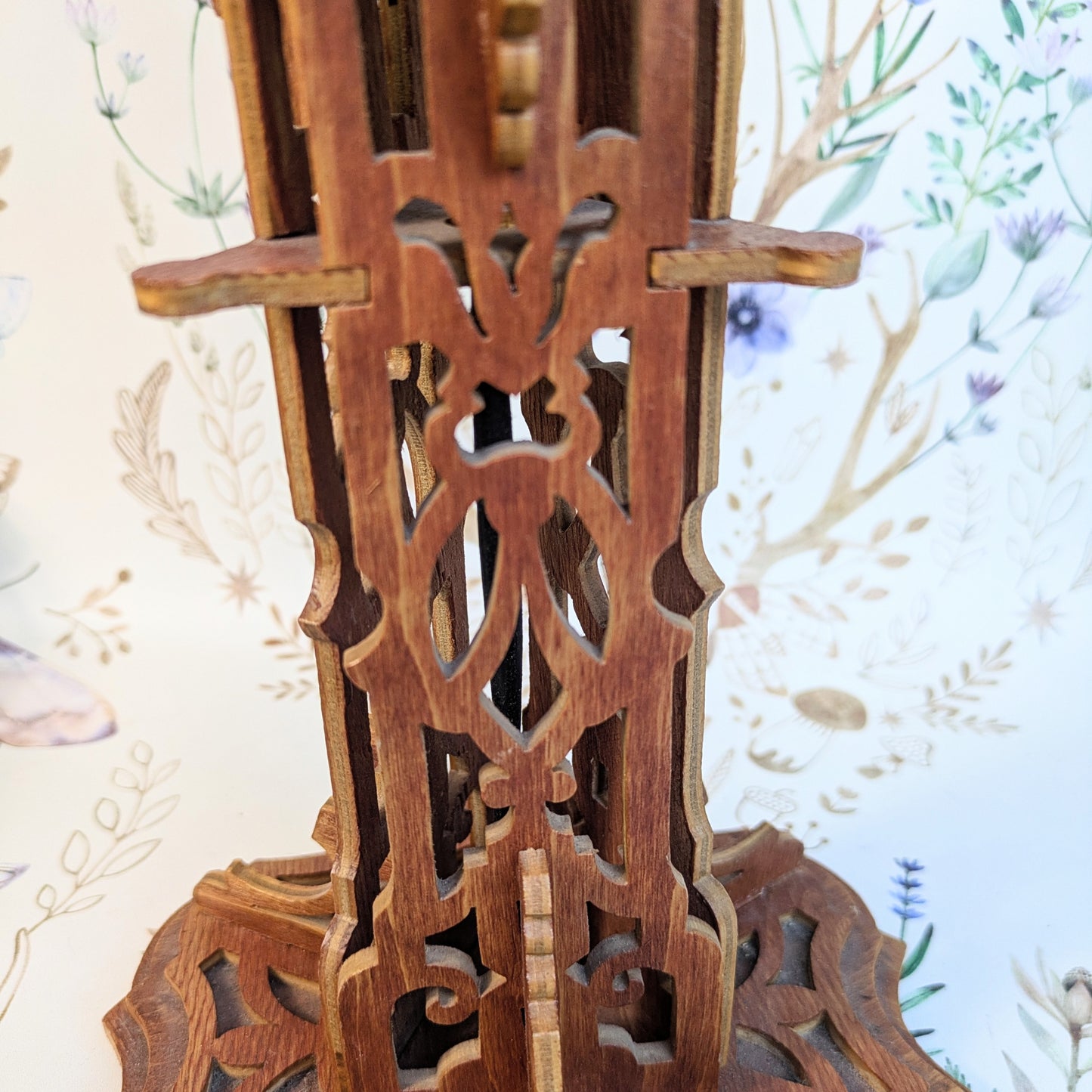 wooden lamp Art Deco style