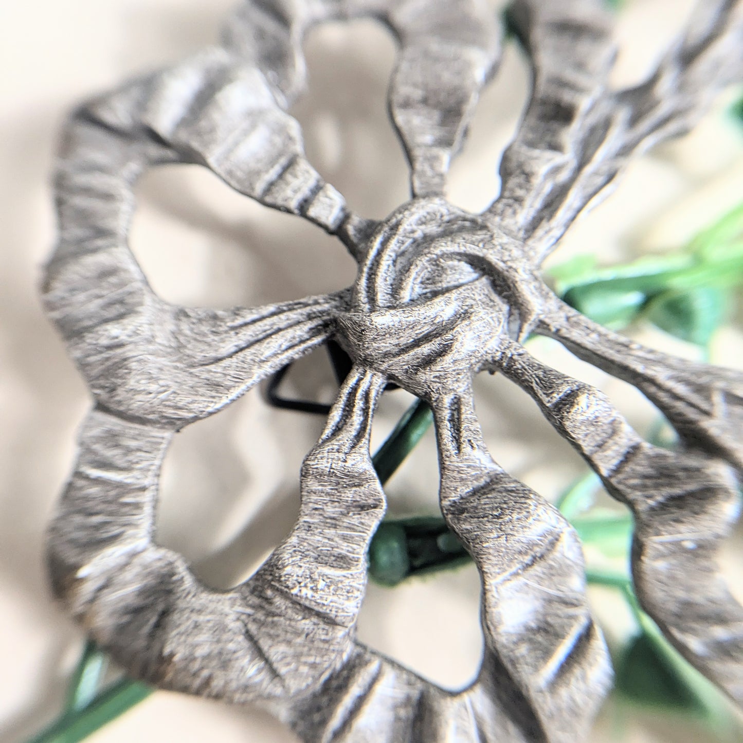 Mirror with bows & flowers