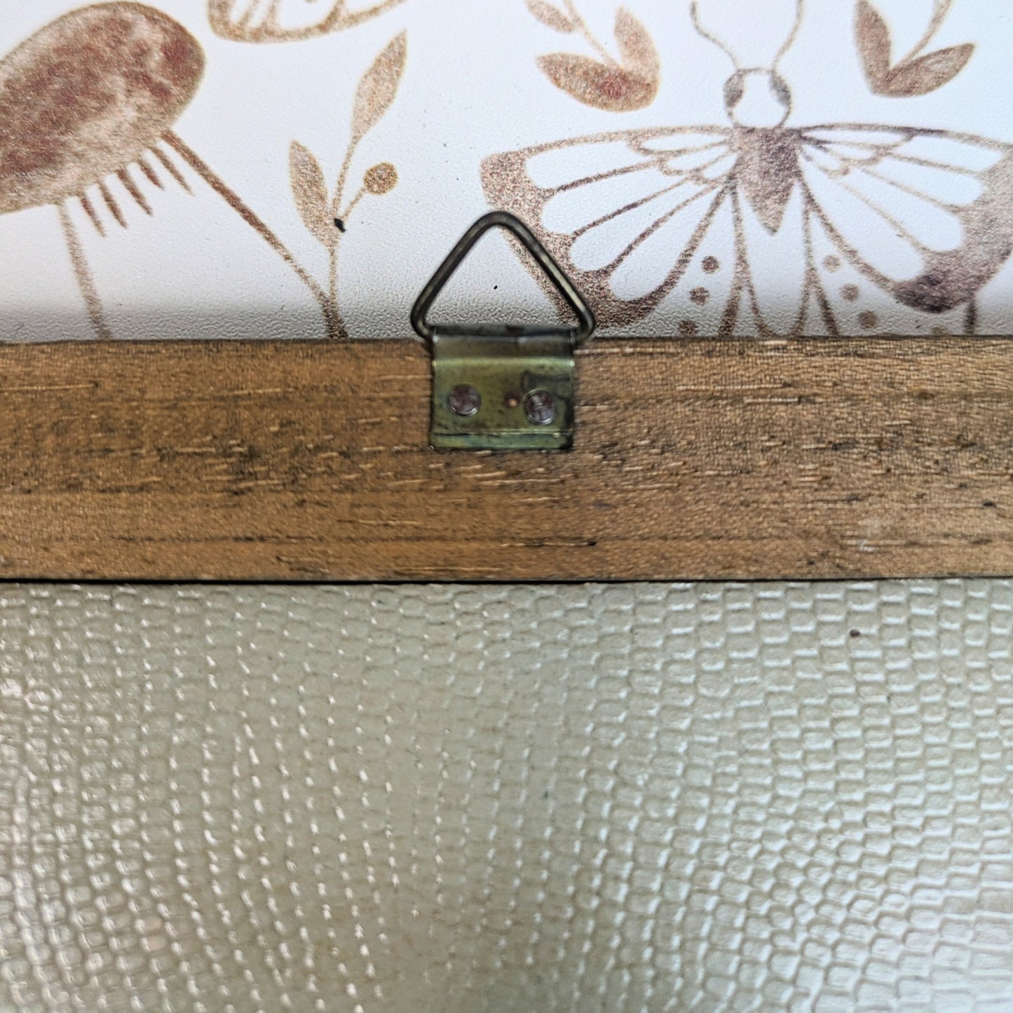 Green velvet picture frame
