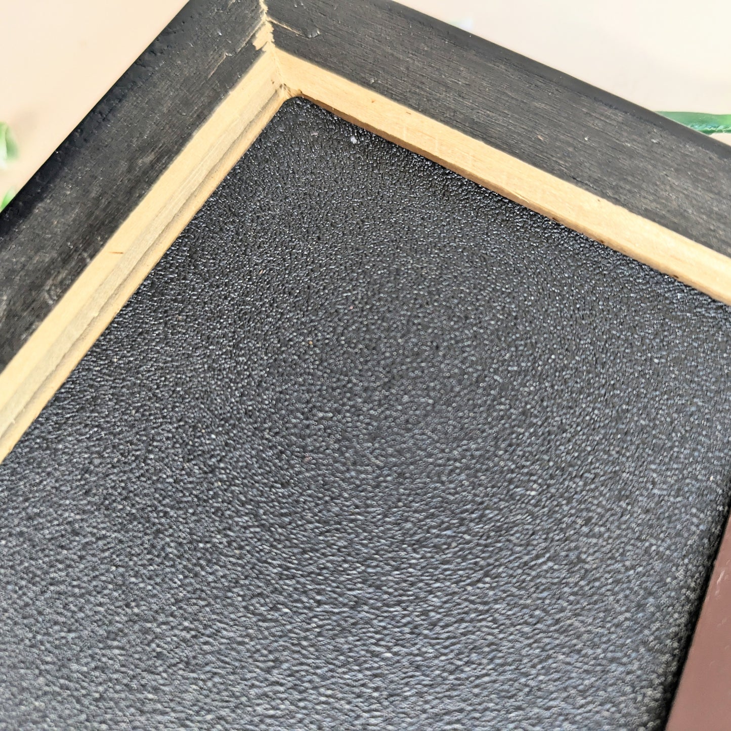 Picture frame burl wood border
