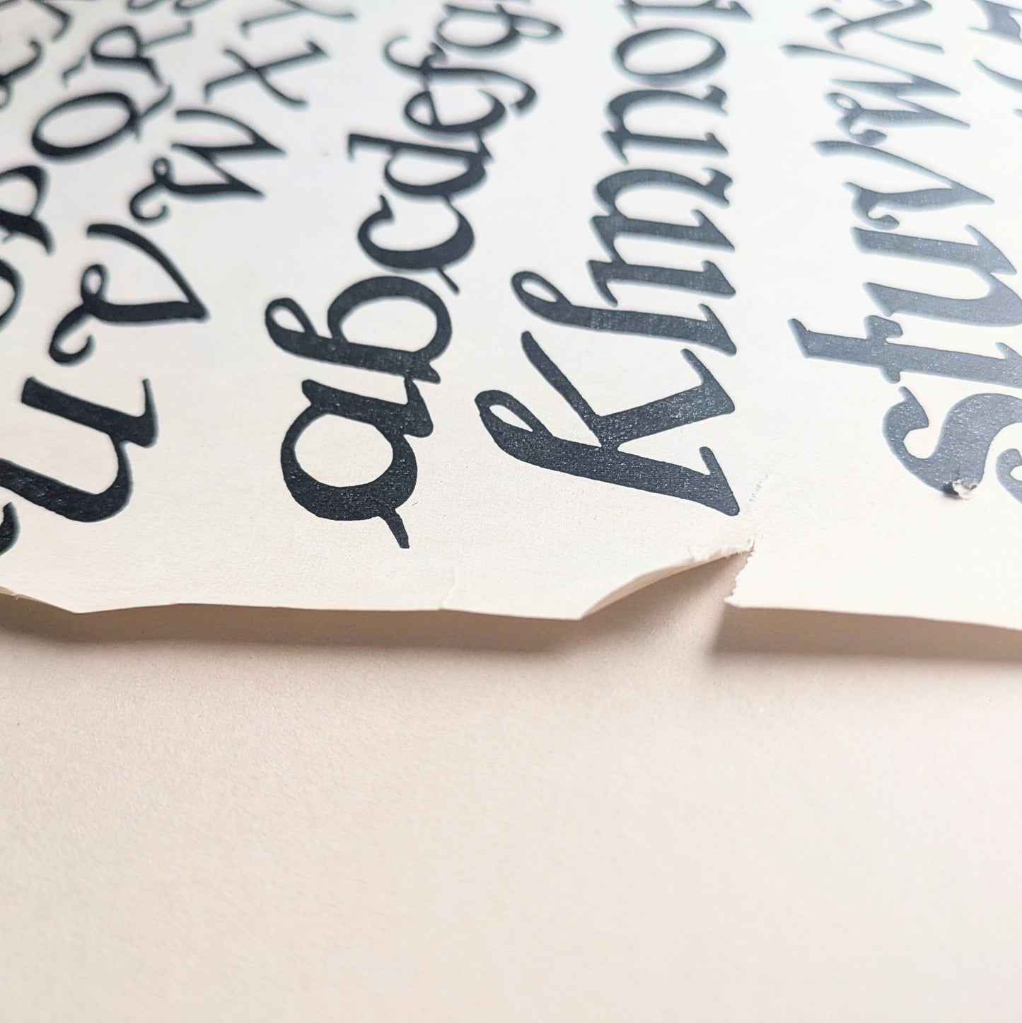 Framed Calligraphy Advertising