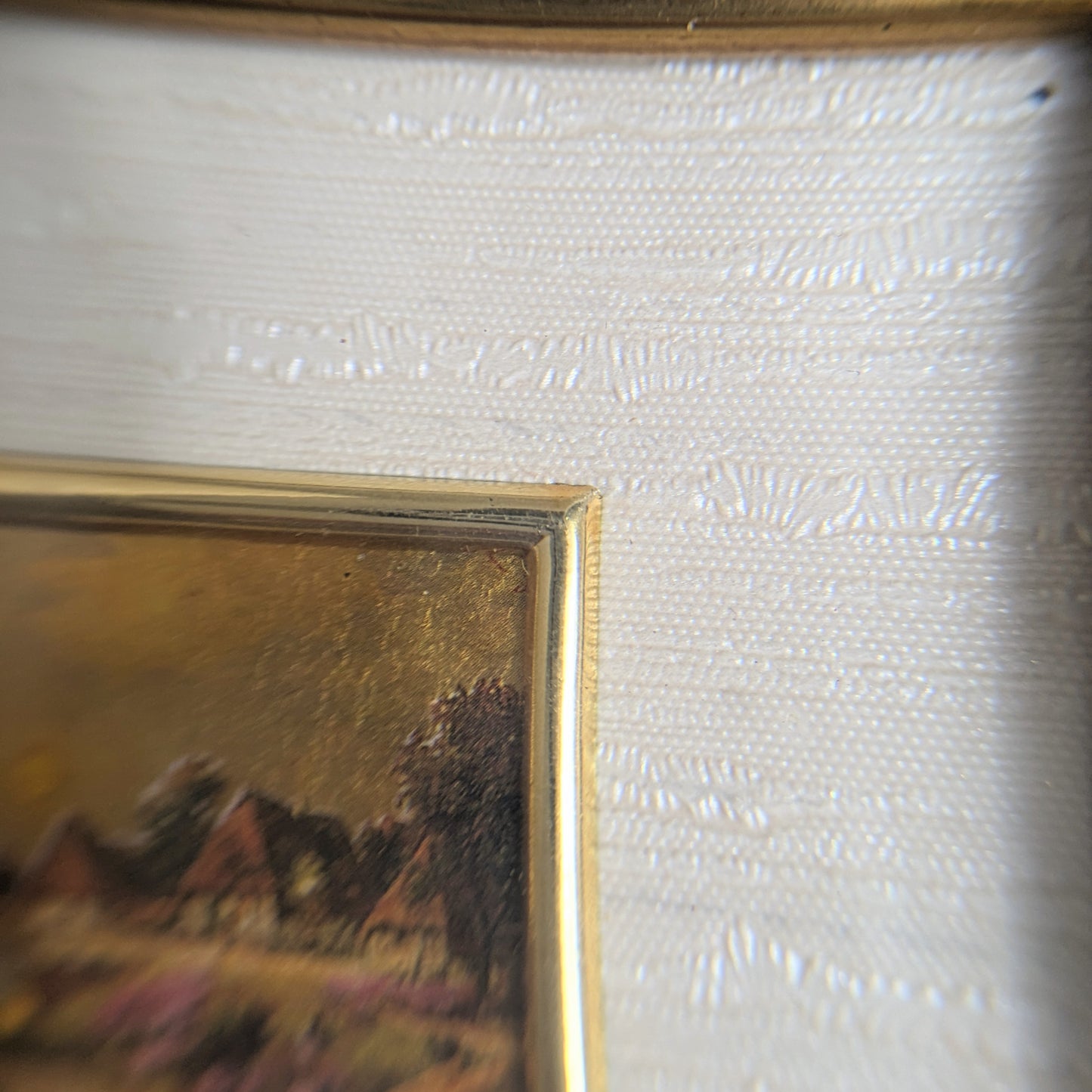 Lithographie sur feuille d'or