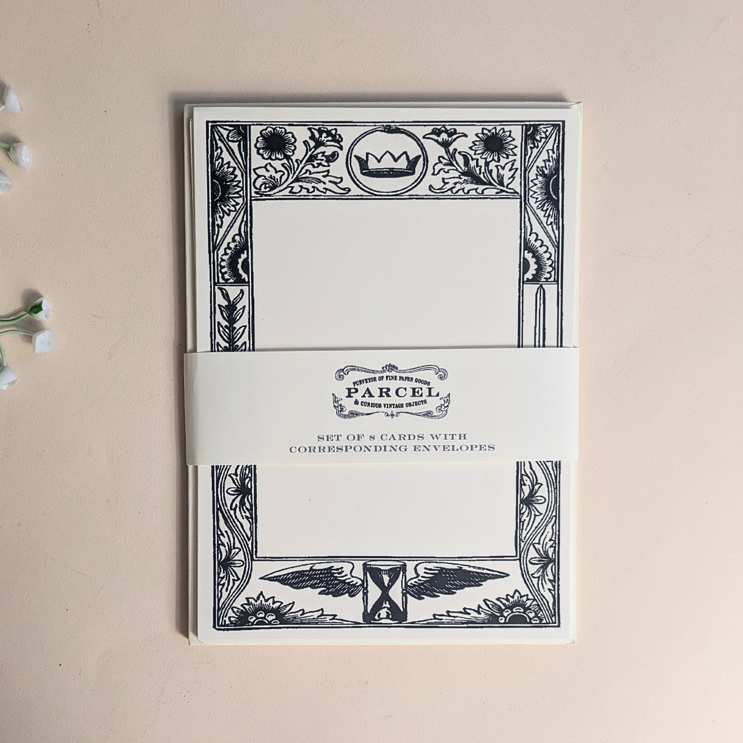 “Crown” note cards with envelopes