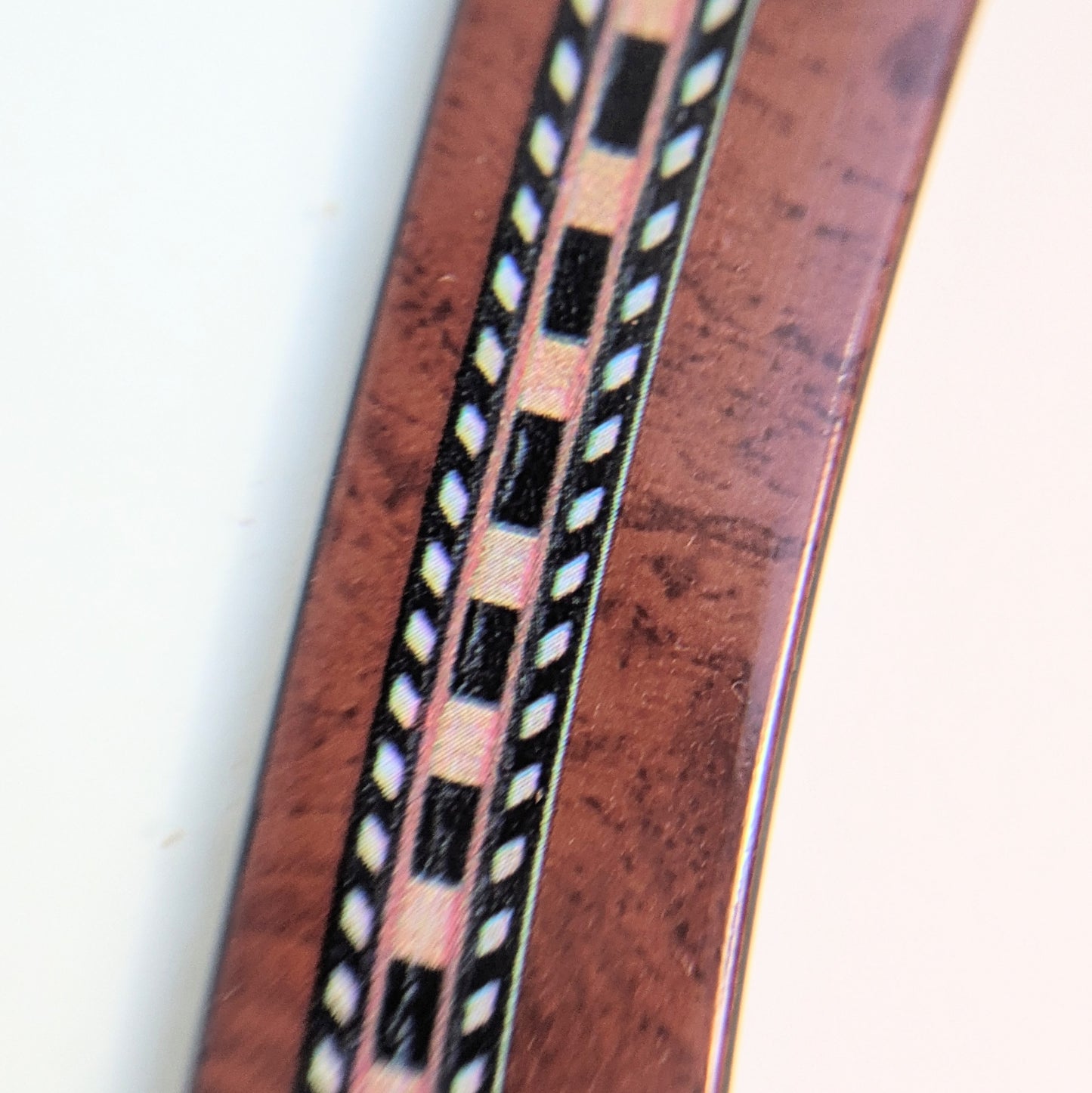 Picture frame burl wood border