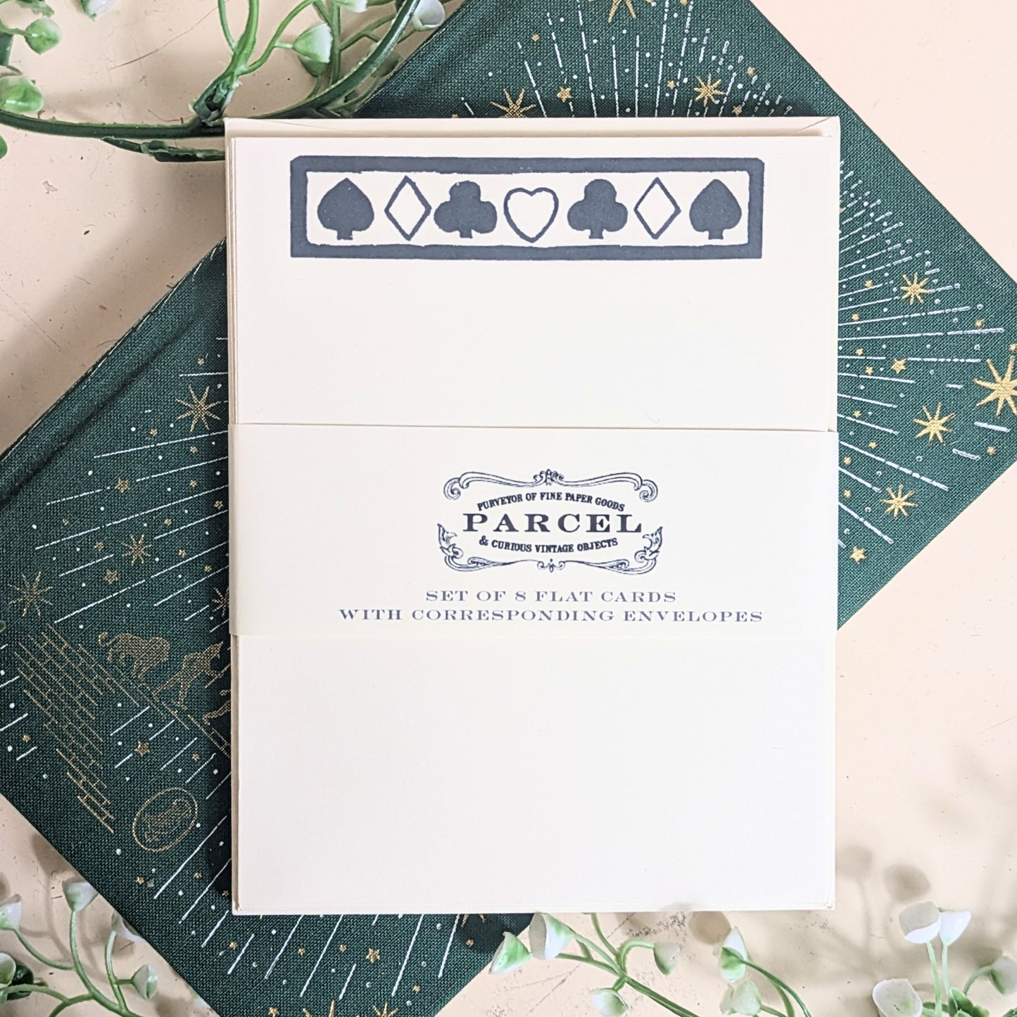 Cartes de correspondance « cartes à jouer » avec enveloppes
