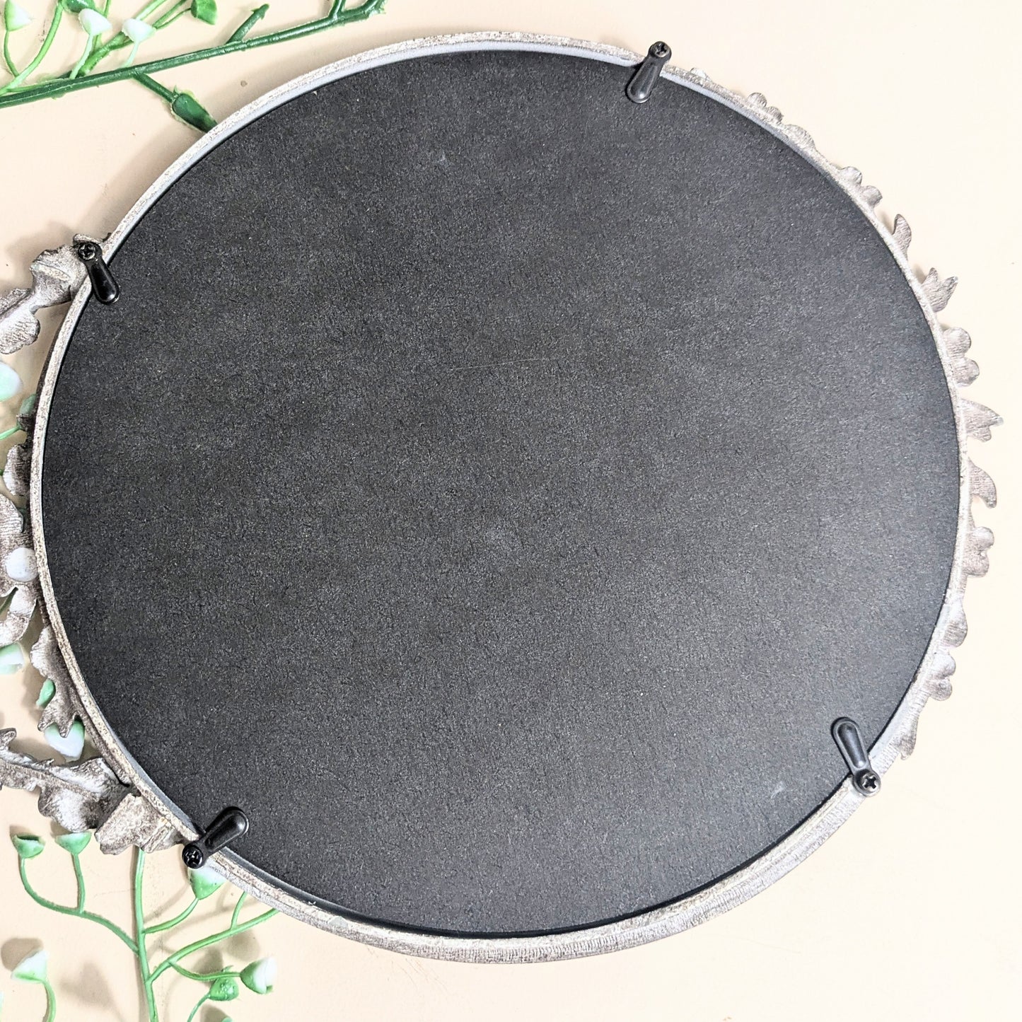 Mirror with bows & flowers