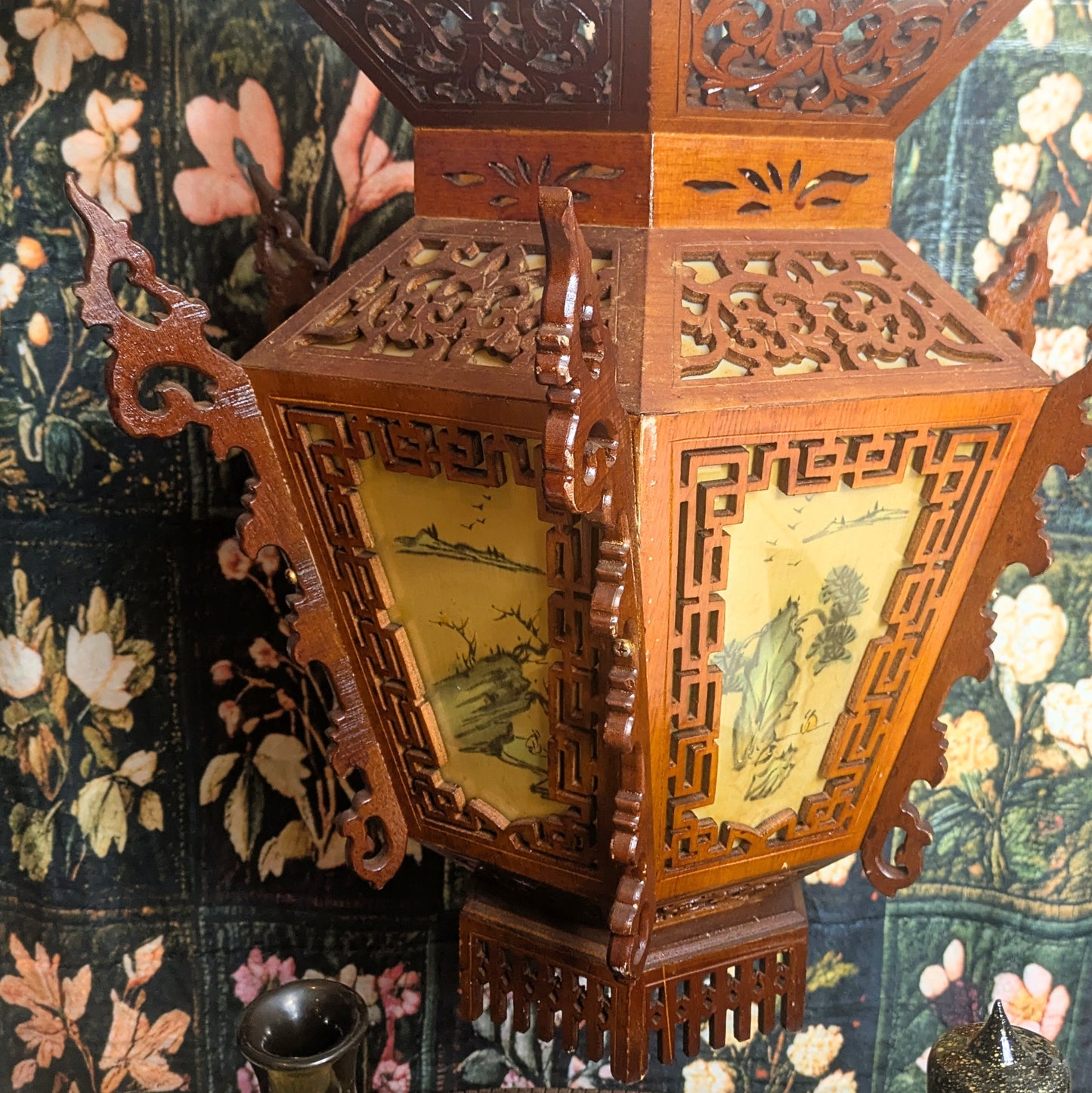 Chinese lantern chandelier