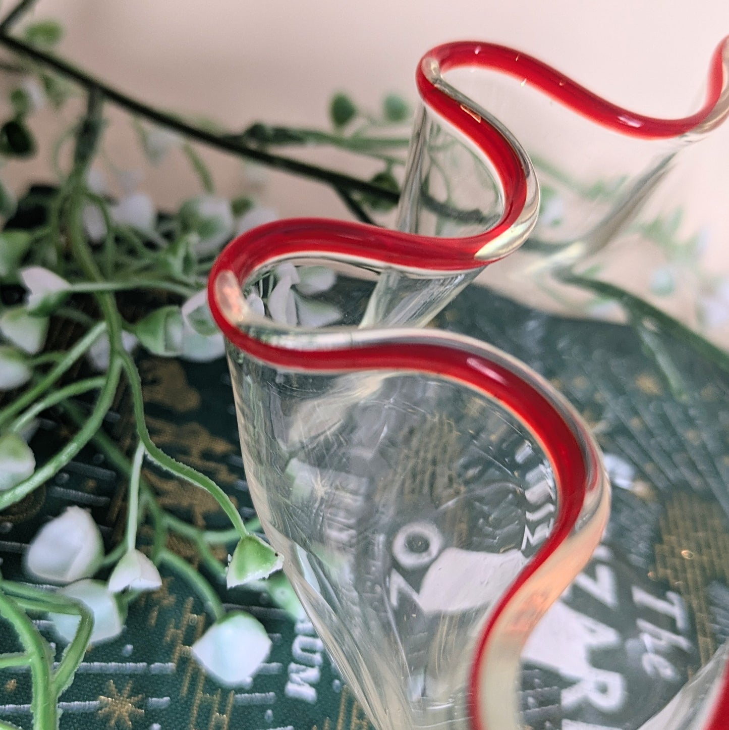 Murano bowl red