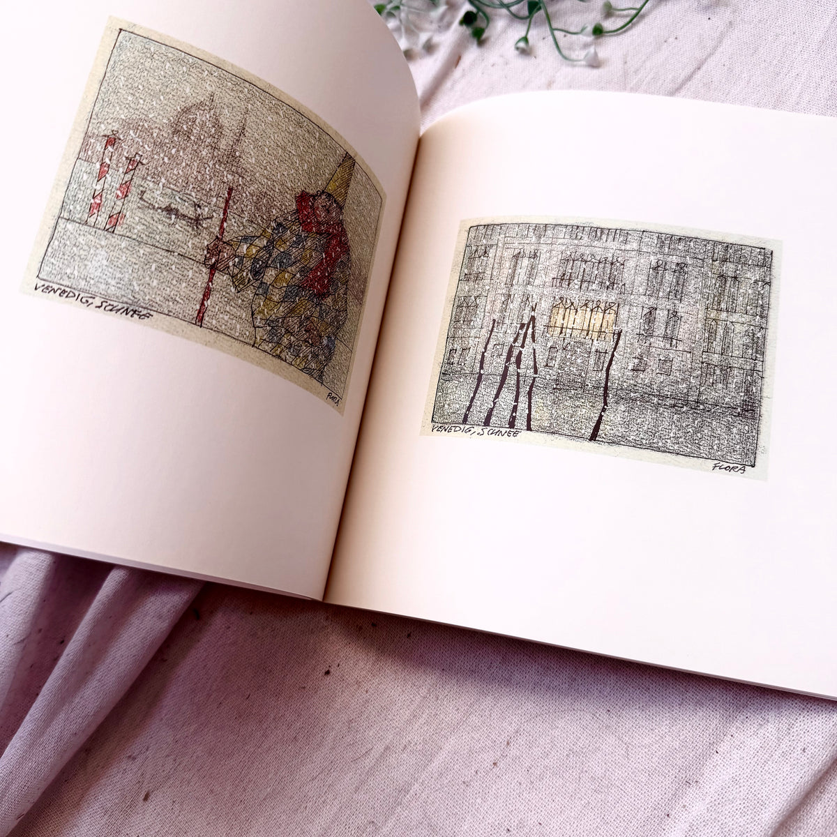 Signiertes Paul Flora Buch