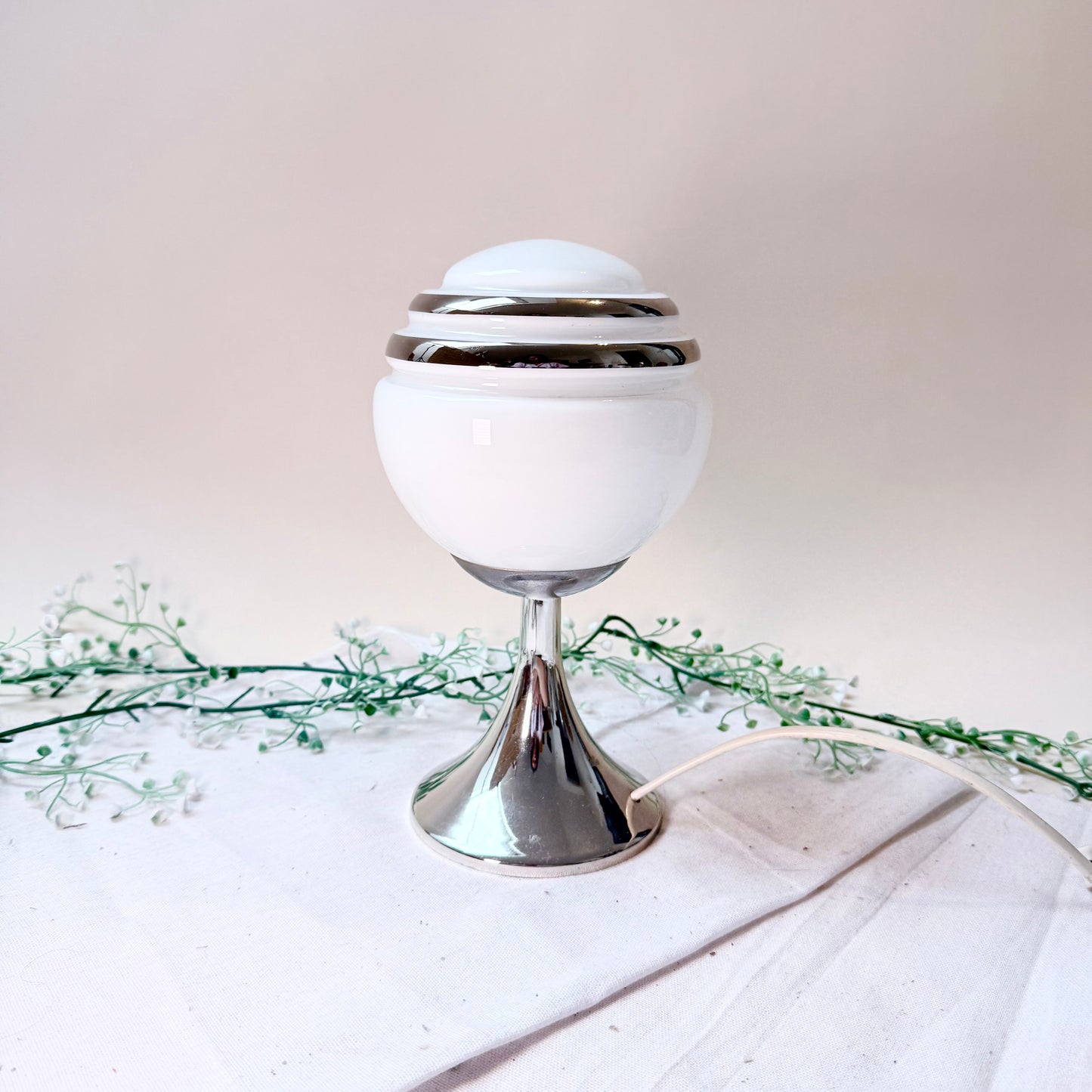 Chrom Lampe Space Age