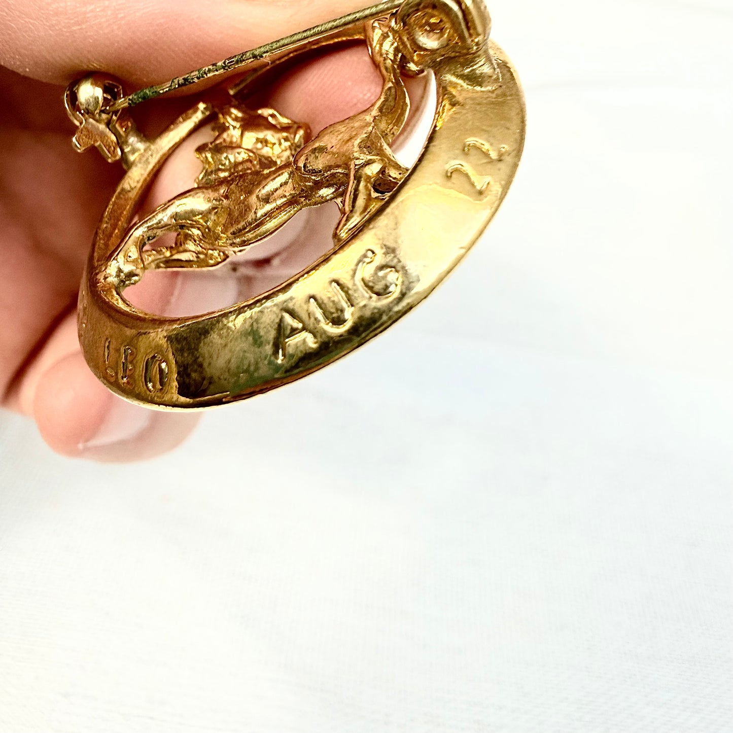 Trifari Sternzeichen Brosche Löwe