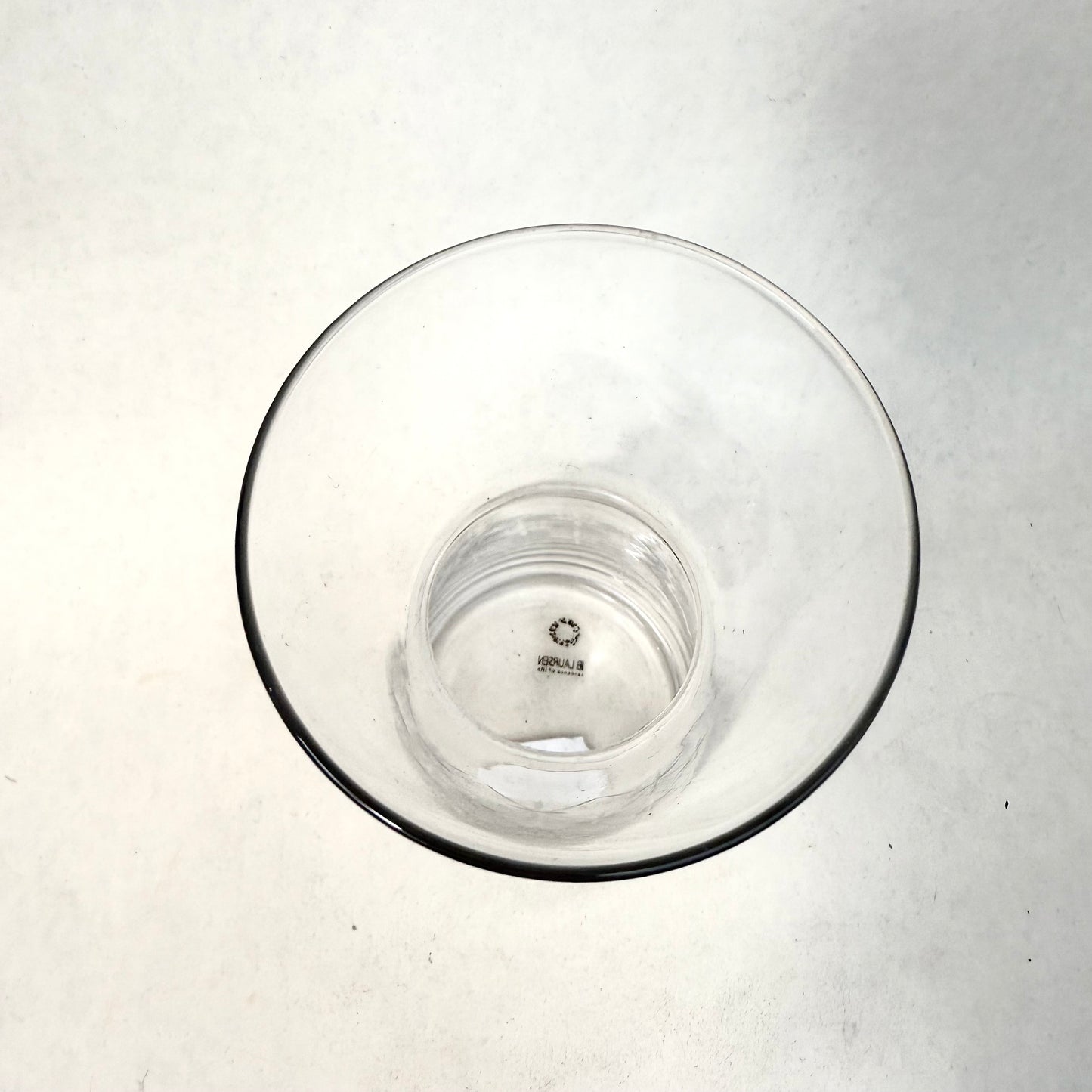 Hyazinthenvase graviert
