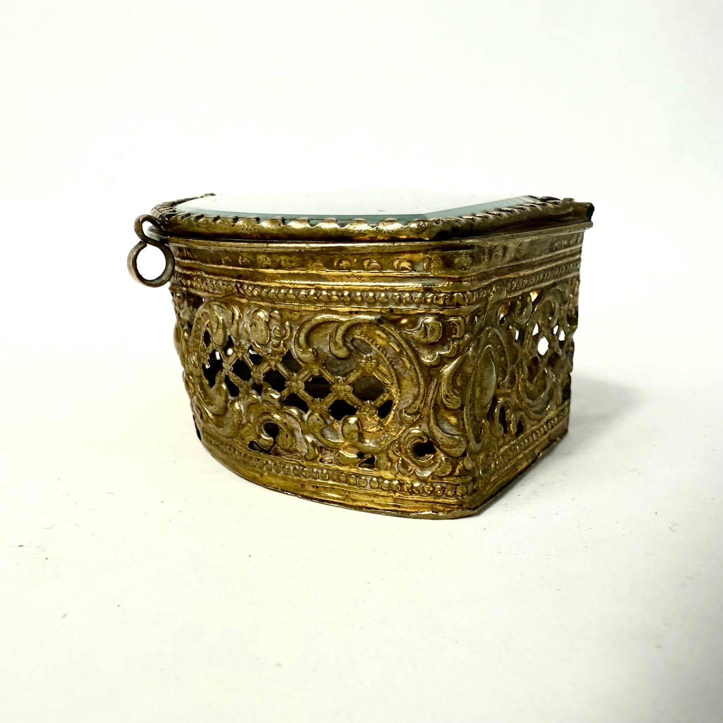 Schmuckdose Jugendstil Trapez