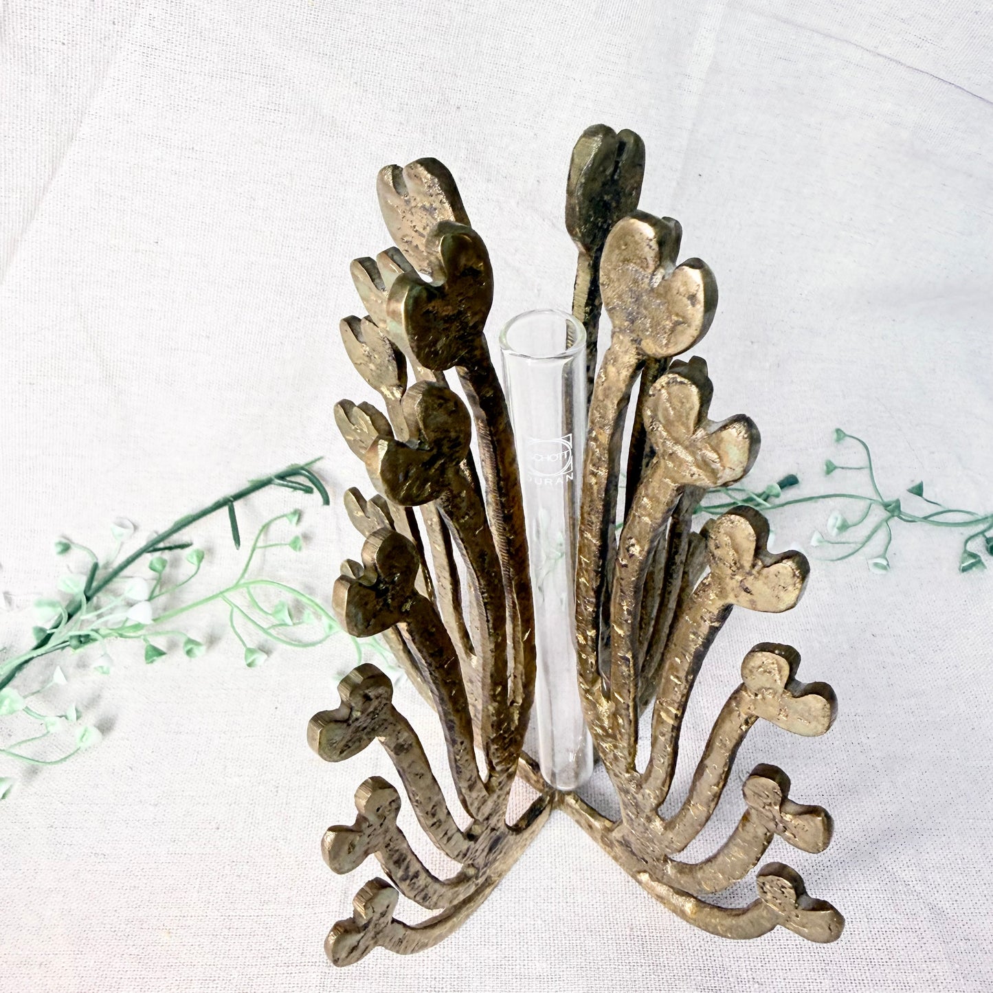 Brutalismus Vase Bronze
