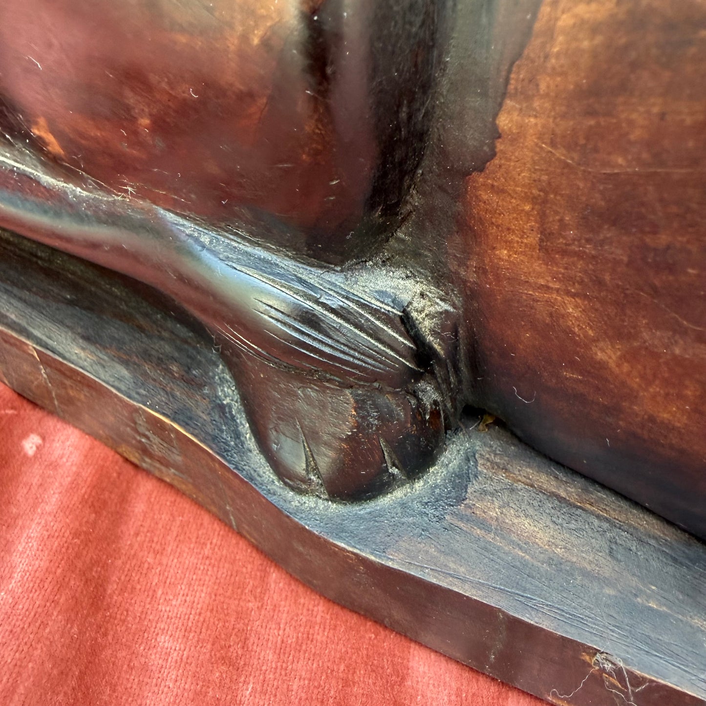 Löwe Holz geschnitzt