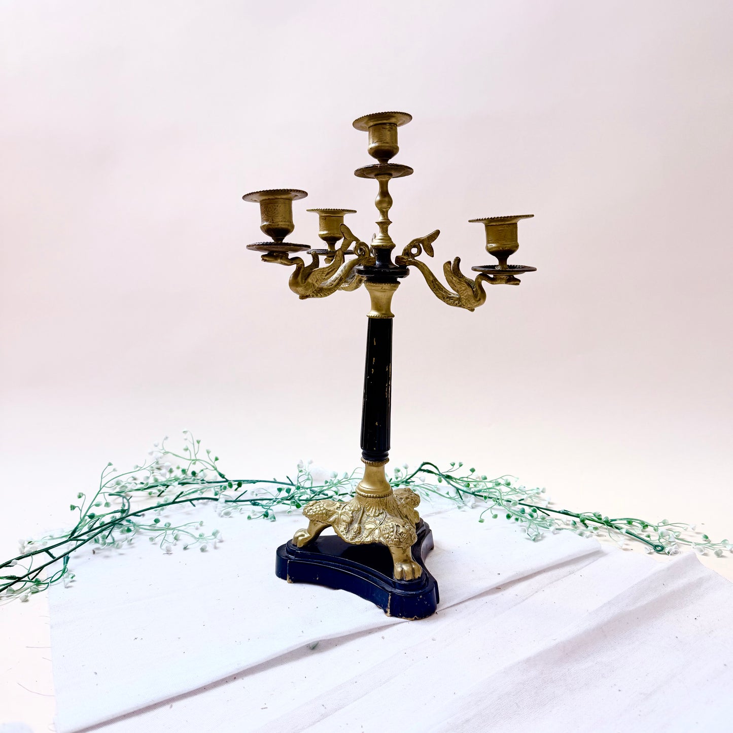 Kerzenständer Schwan