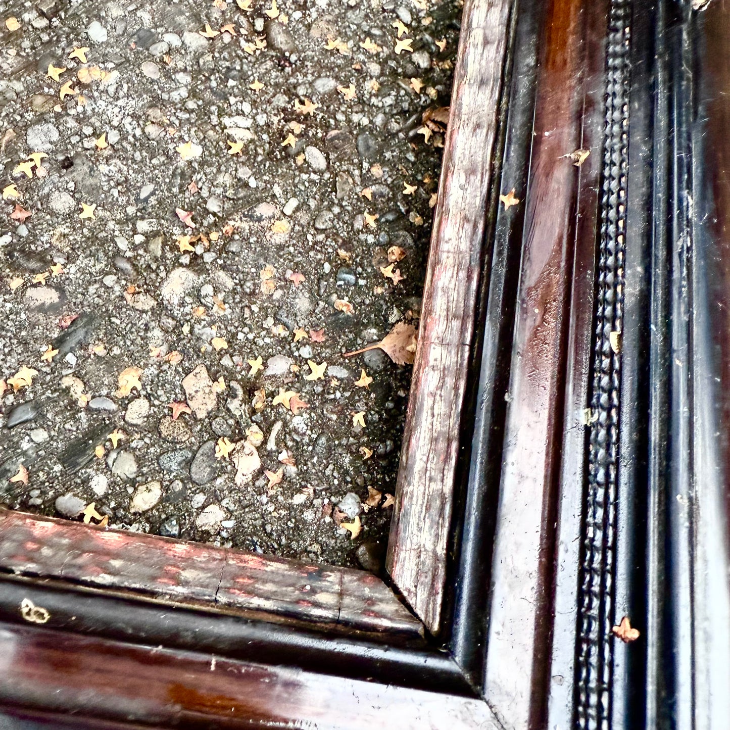 Bilderrahmen groß Holz Schachbrett