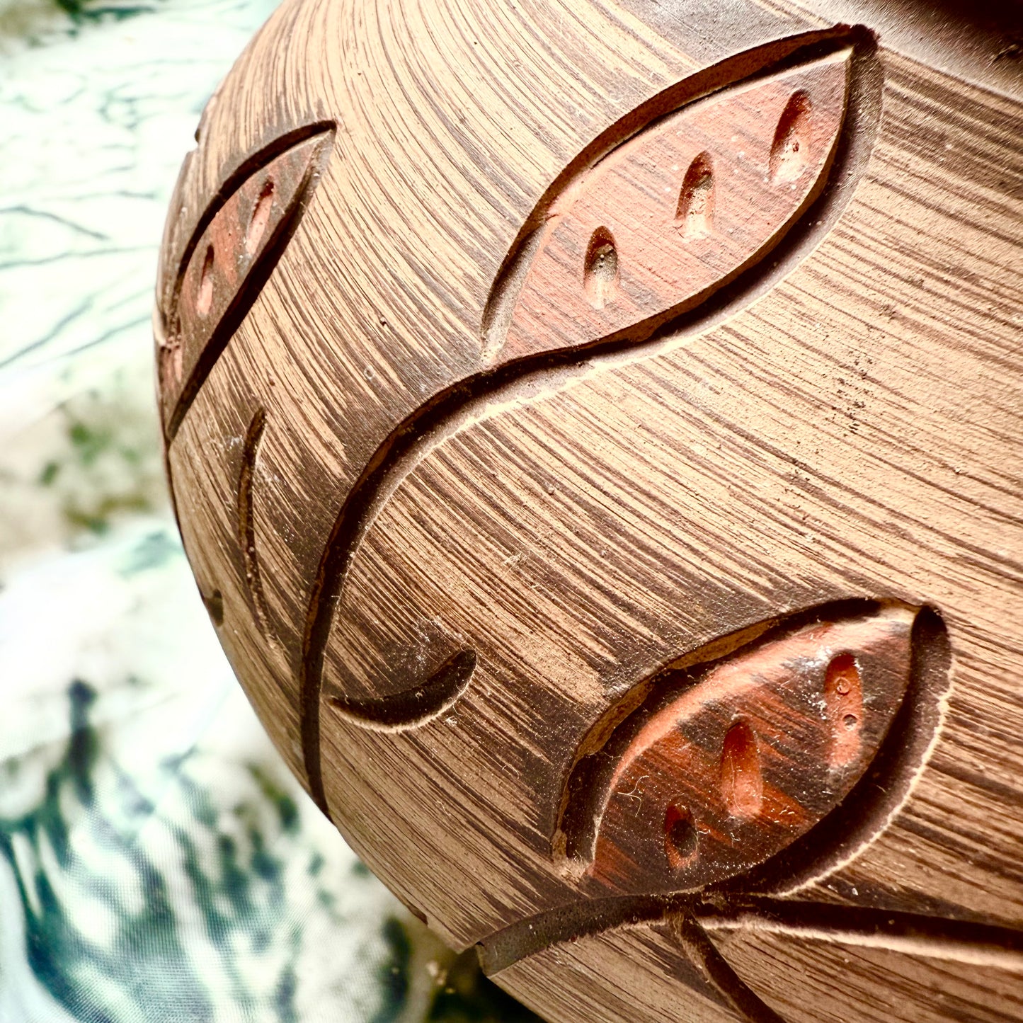 Vase handgemacht Terrakotta