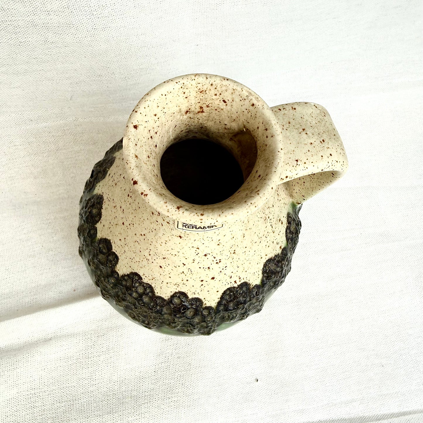 Bay Vase Fat Lava Vase grün