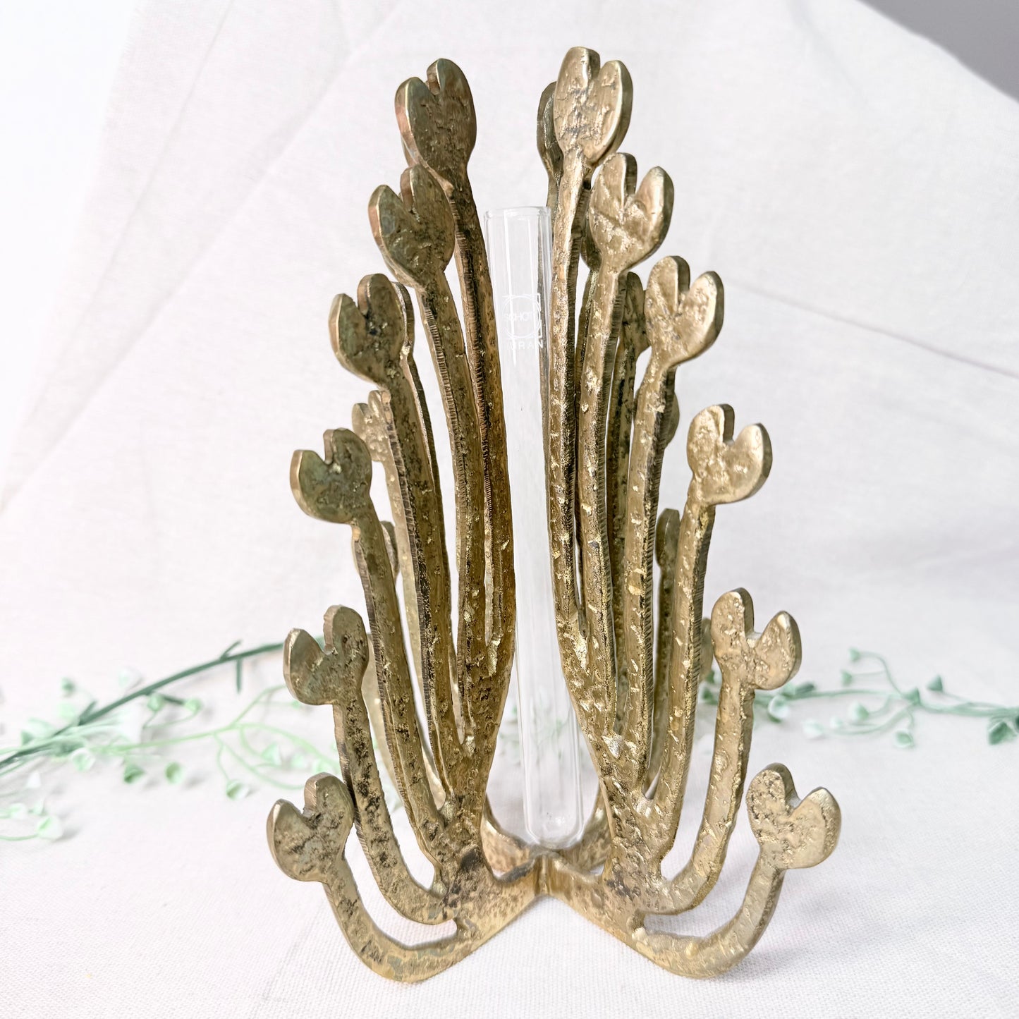 Brutalismus Vase Bronze