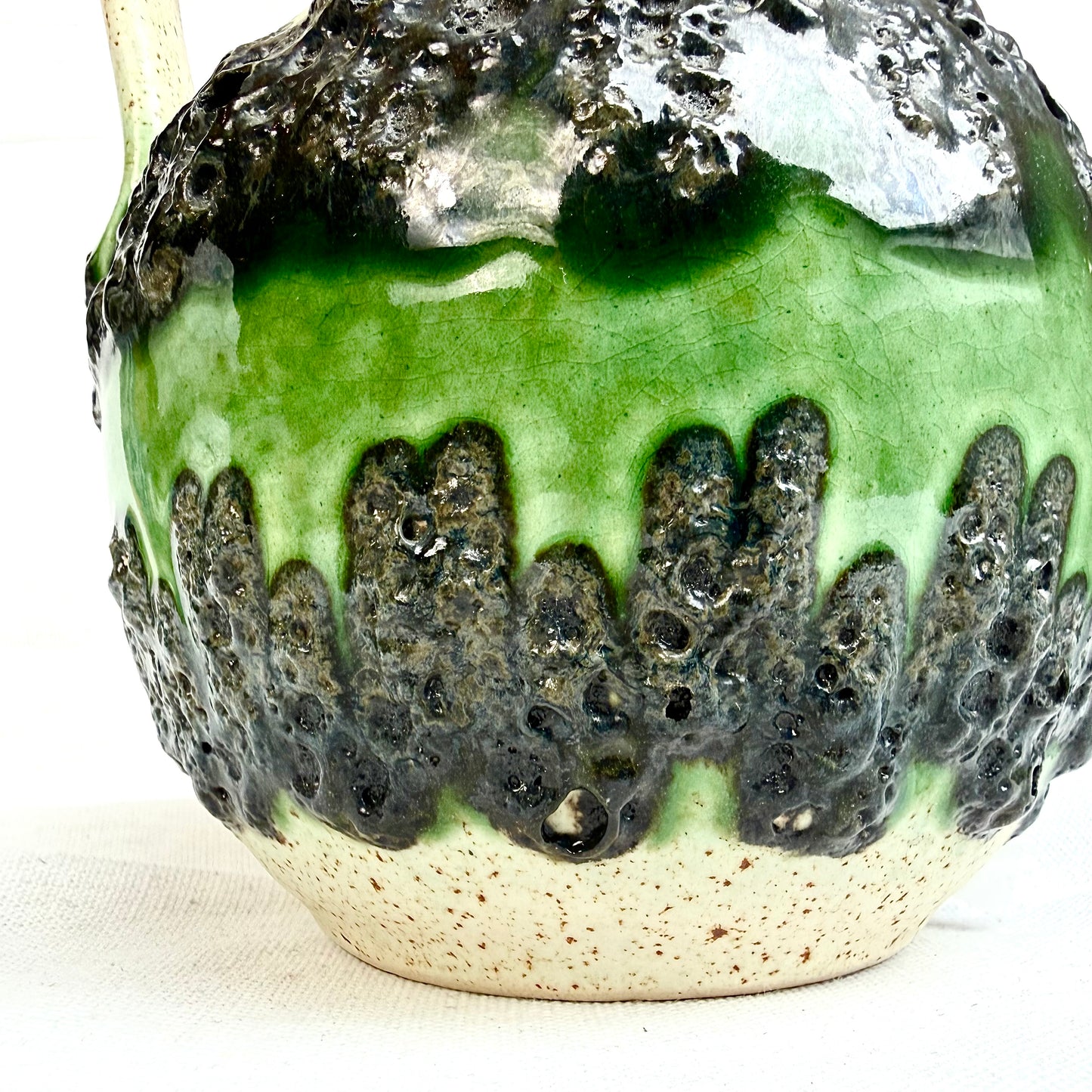 Bay Vase Fat Lava Vase grün