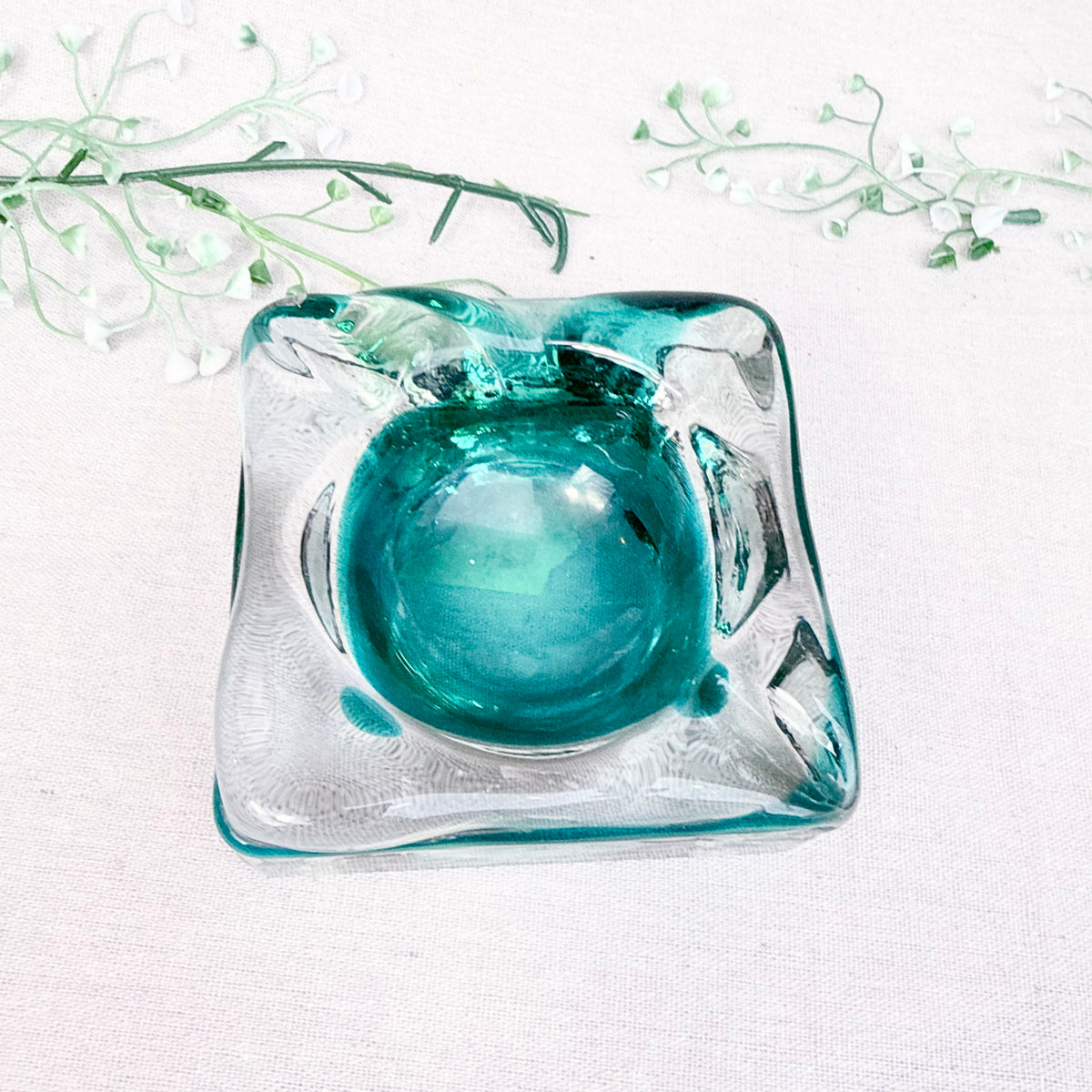 Aschenbecher Murano grün