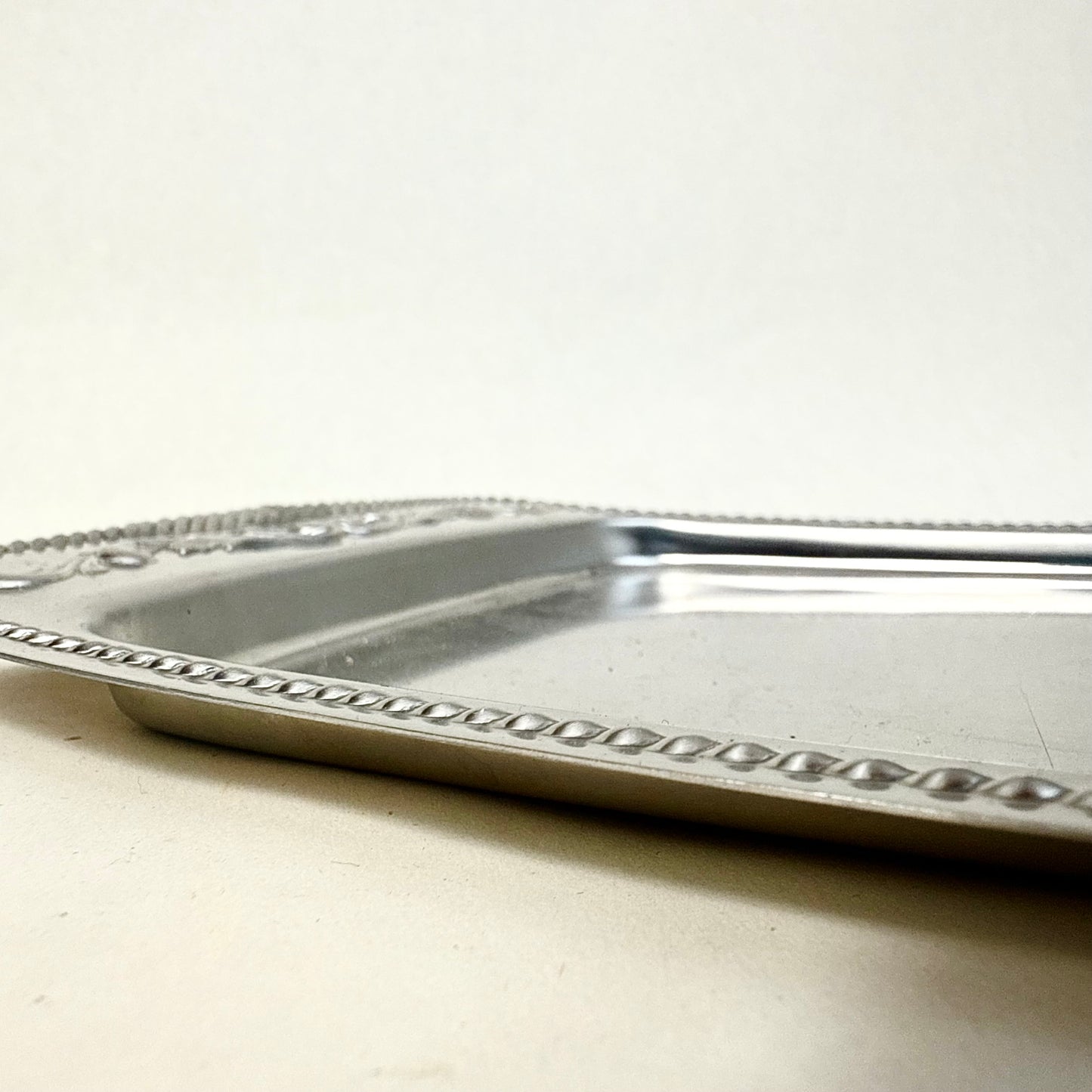 Serviertablett silber