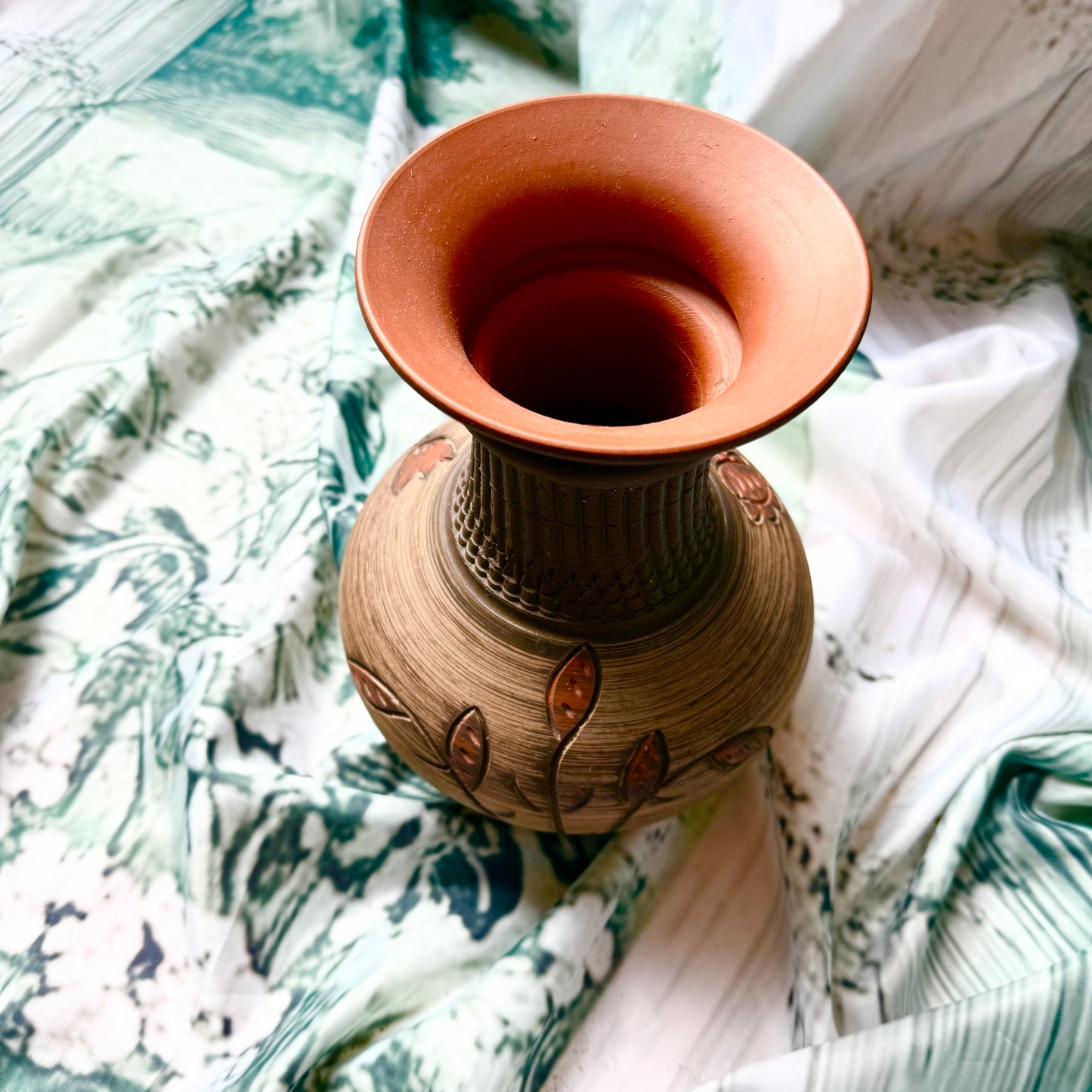 Vase handgemacht Terrakotta