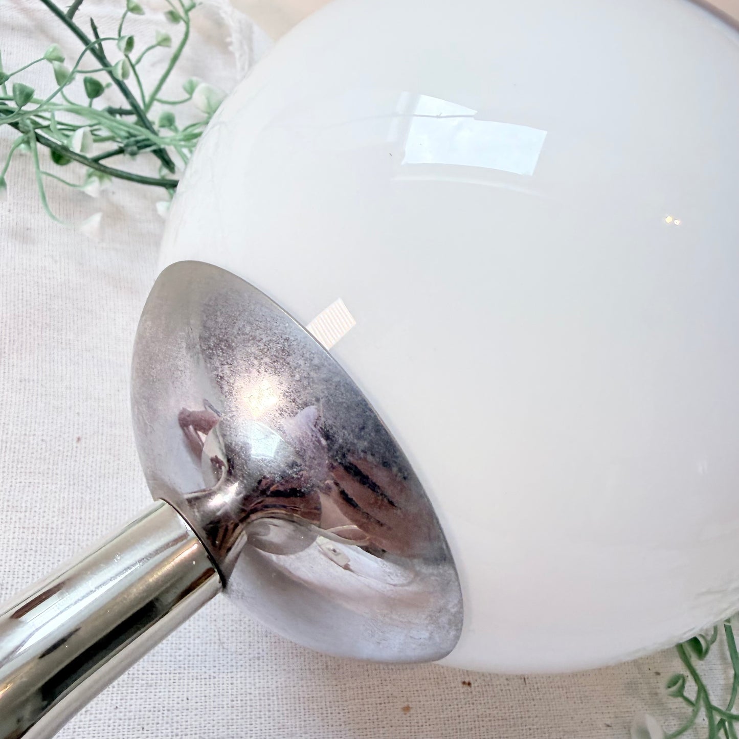 Chrom Lampe Space Age