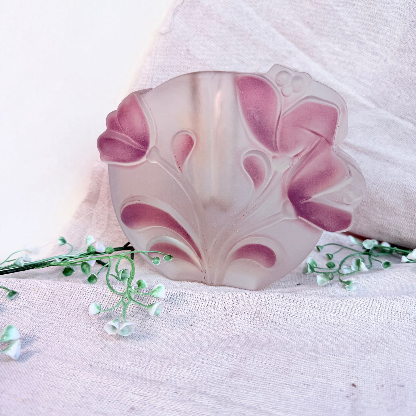 Blumenvase Walther Glas lila