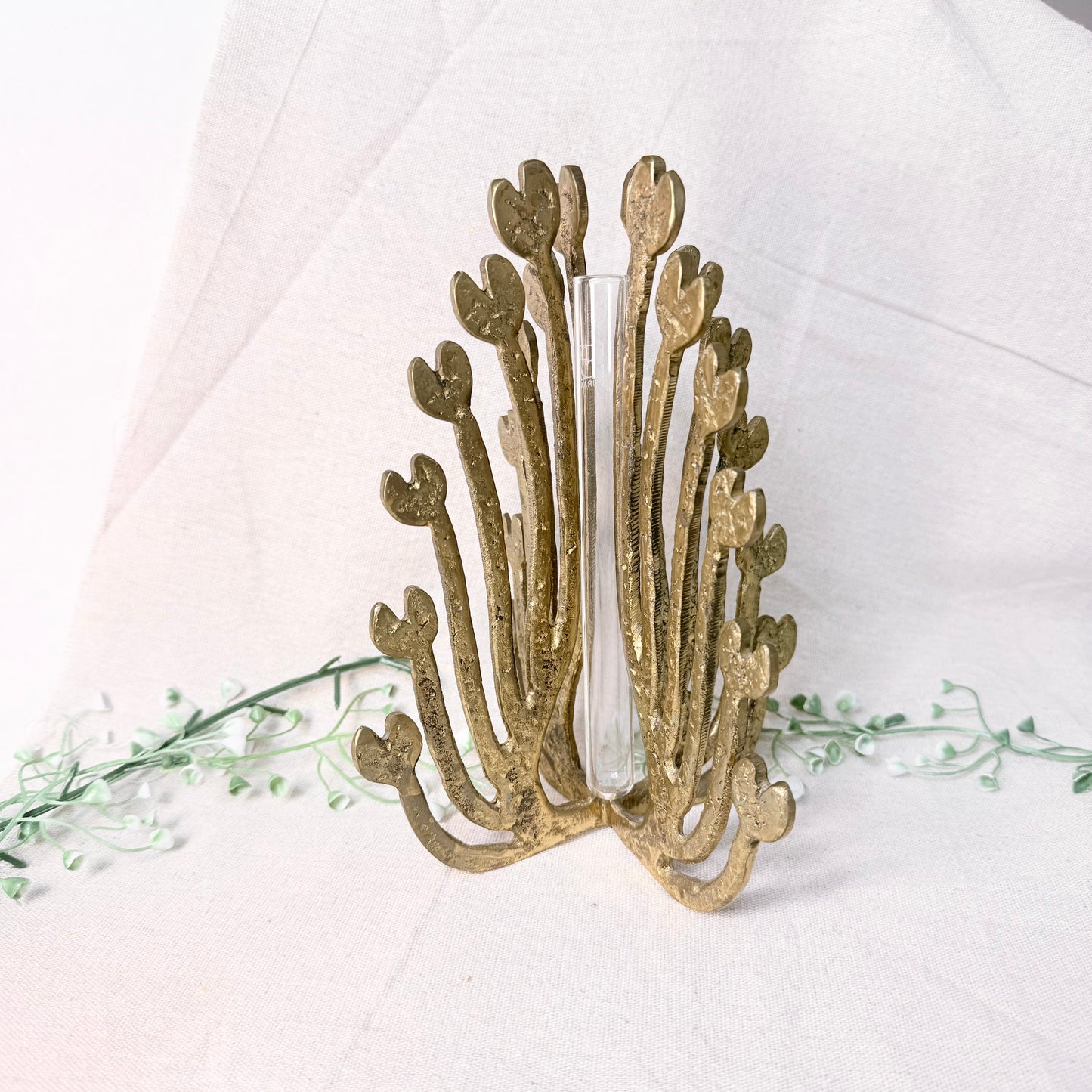Brutalismus Vase Bronze