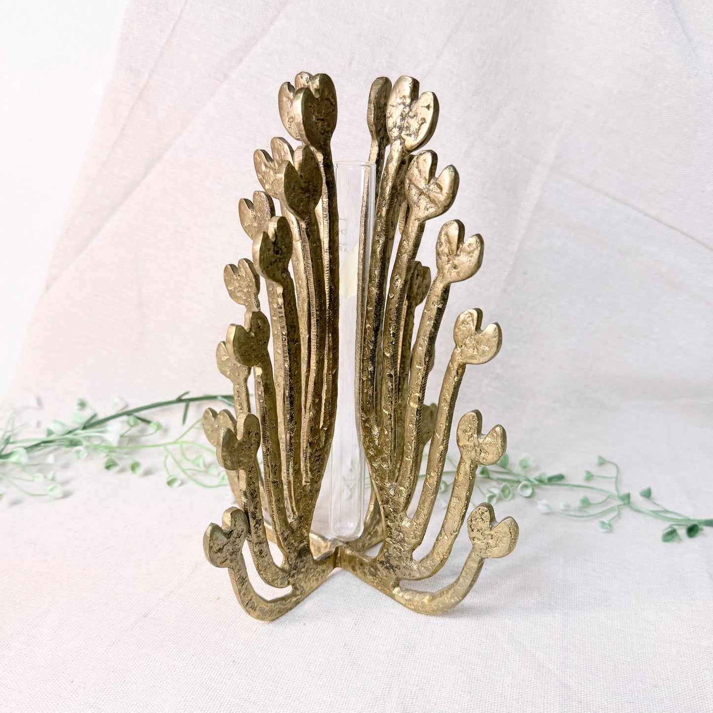Brutalismus Vase Bronze