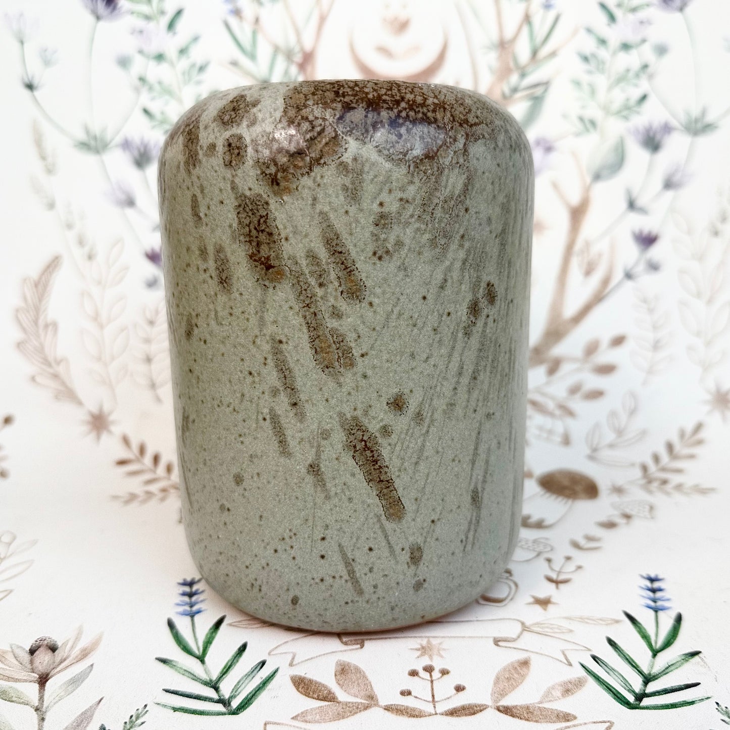 Vase handgemacht türkis
