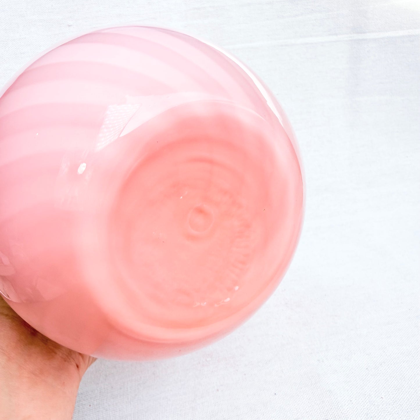Swirl Bonbon Vase rosa