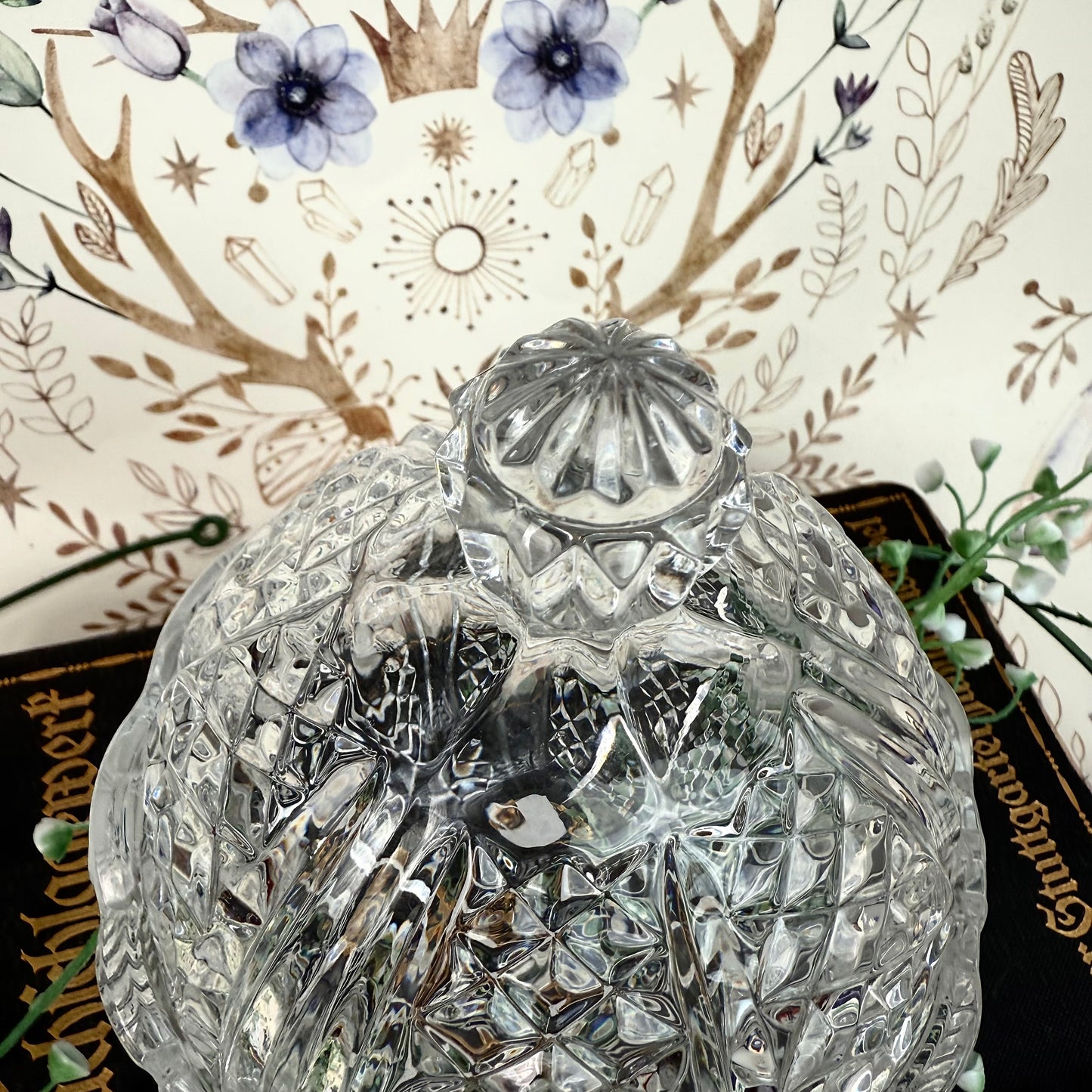 Rosenschale Glas