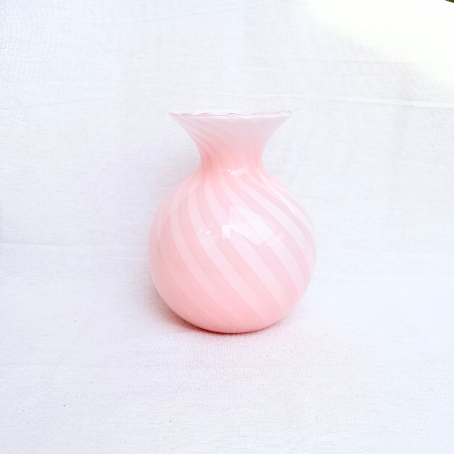Swirl Bonbon Vase rosa