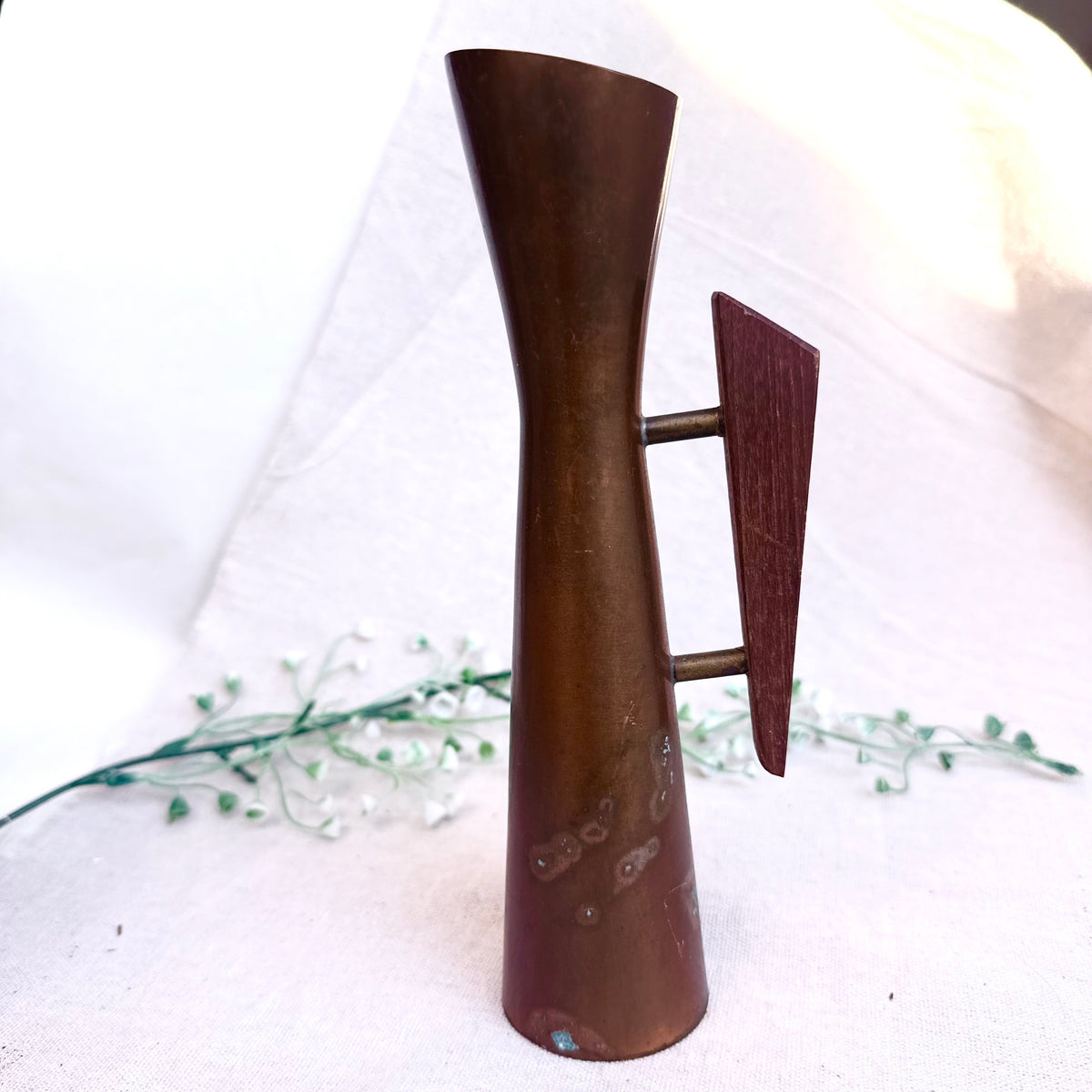 Kupfer Vase Teak