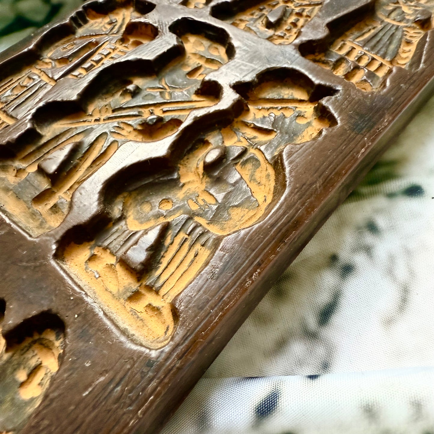 Spekulatiusformen Wachsbild