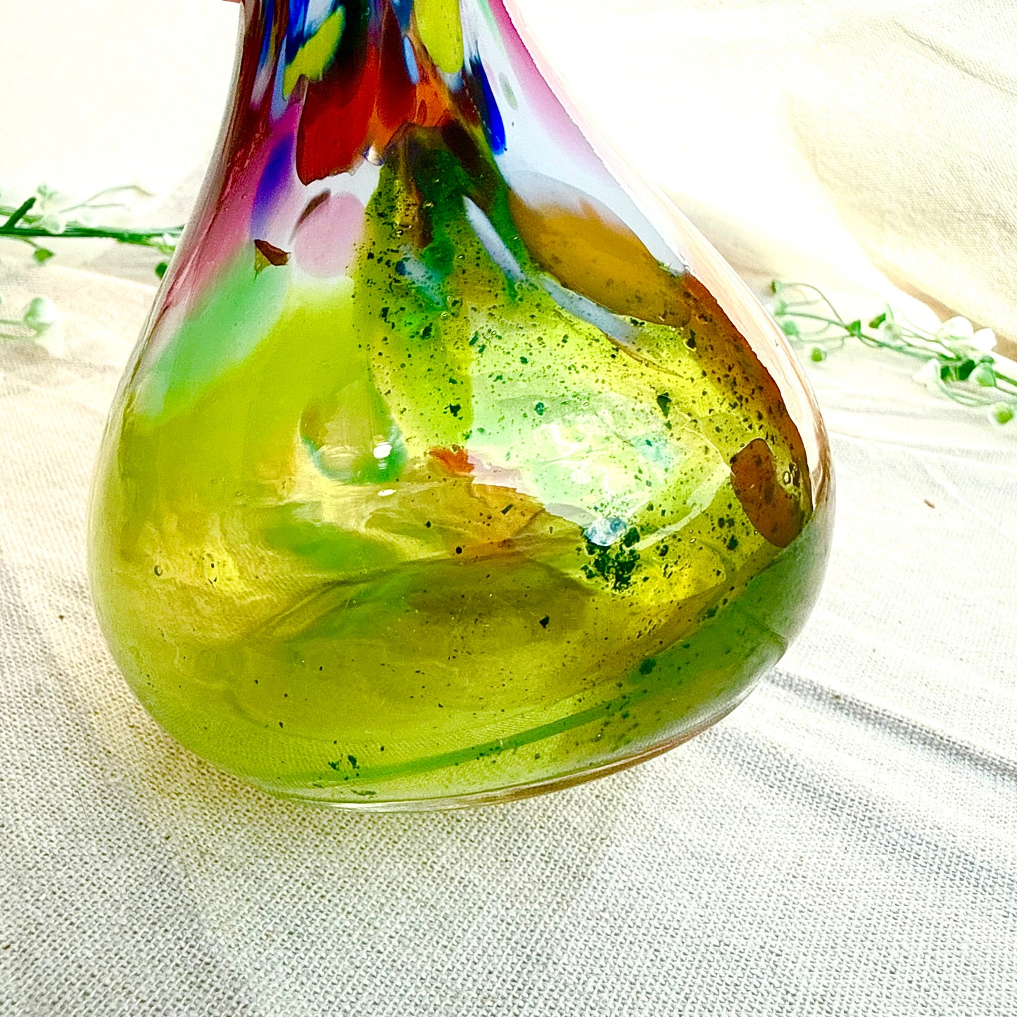 Bunte Glasvase Joska