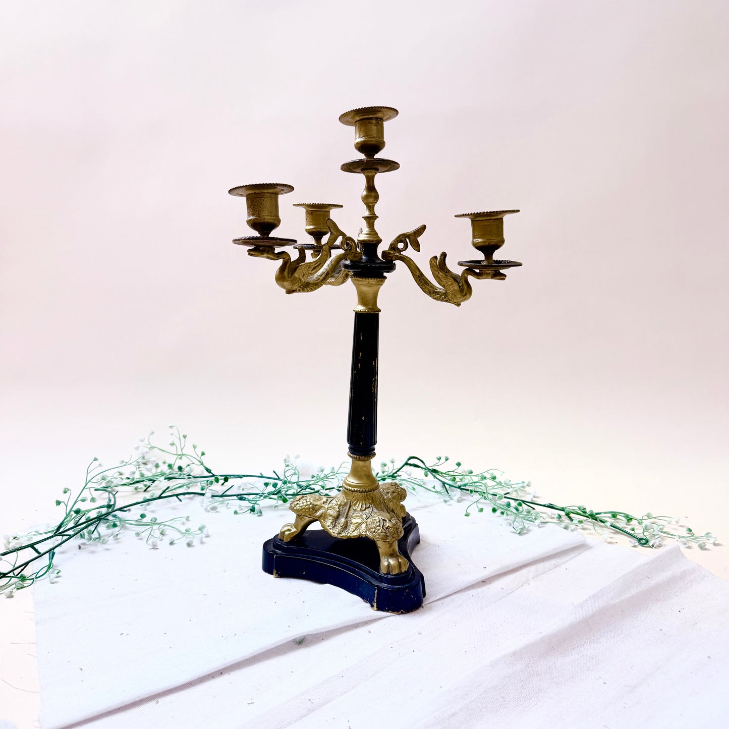 Kerzenständer Schwan