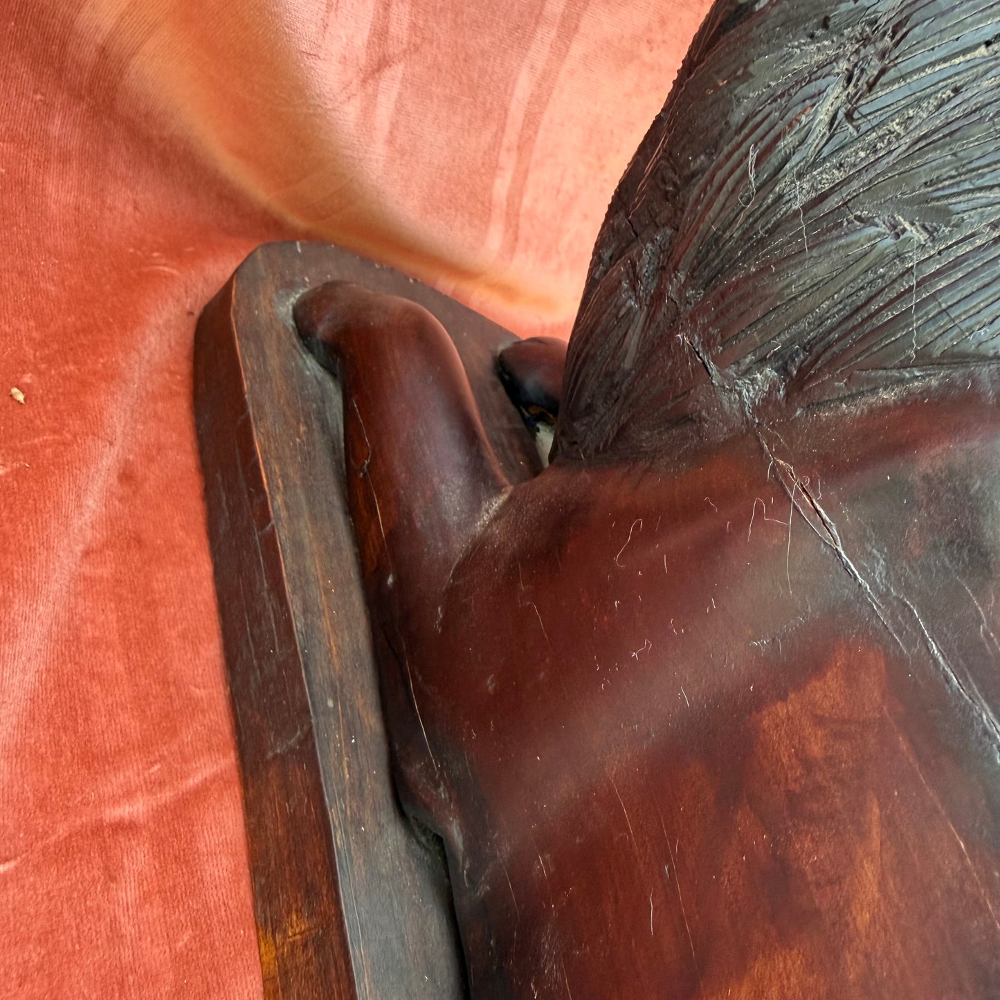 Löwe Holz geschnitzt