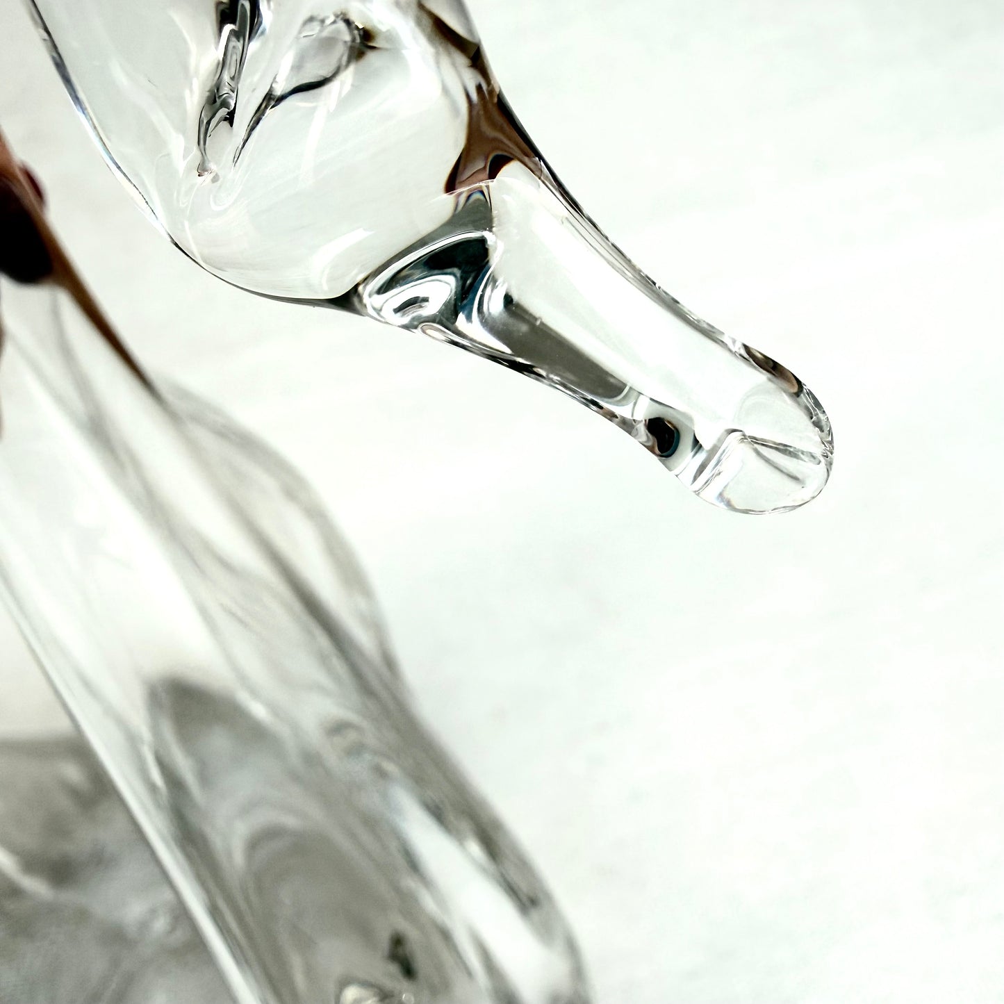 Schwan Glasschale