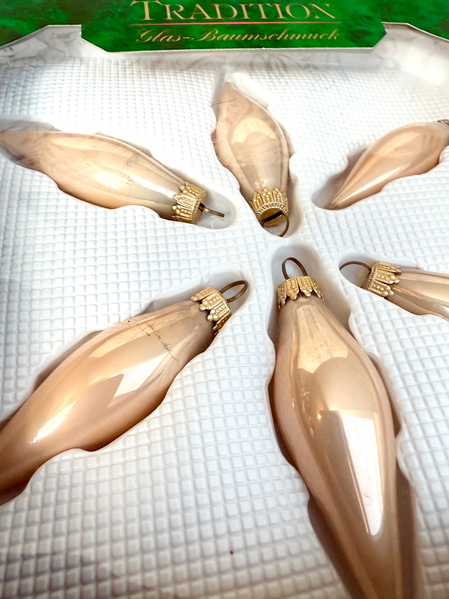 Christbaumschmuck Lauscha Tropfen klein